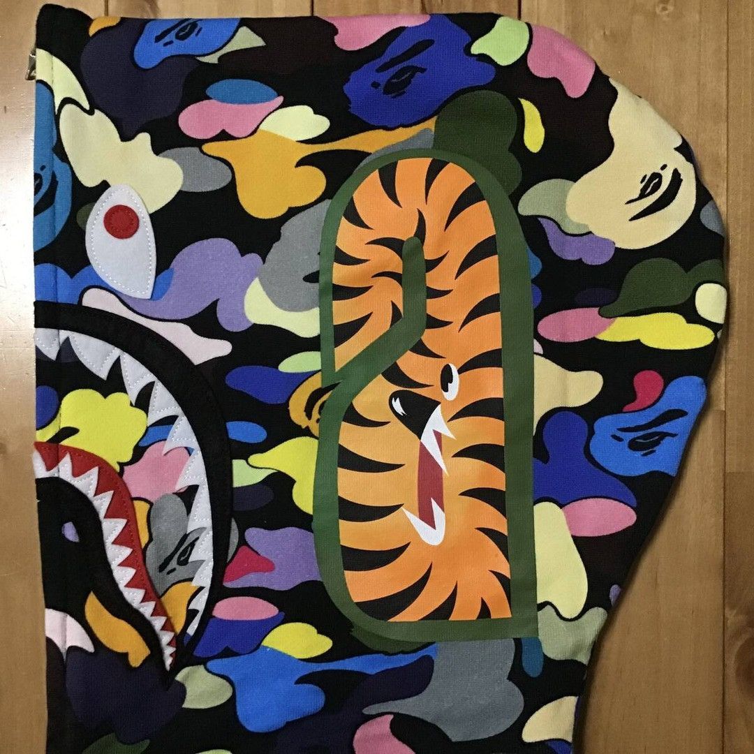 Bape BAPE Multi camo WGM shark full zip hoodie a bathing ape Size US S / EU 44-46 / 1 - 5 Thumbnail