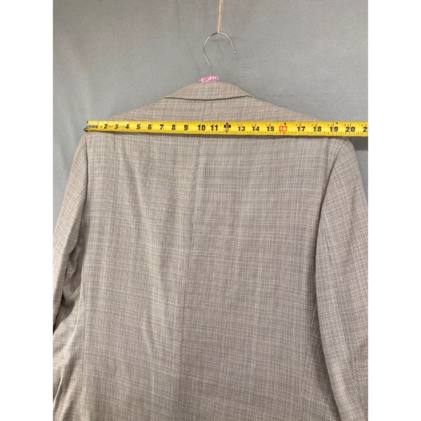 Ralph Lauren Lauren Ralph Lauren Men's Suit Jacket 46L Beige Silk Classic Regular Fit Size 46R - 5 Thumbnail