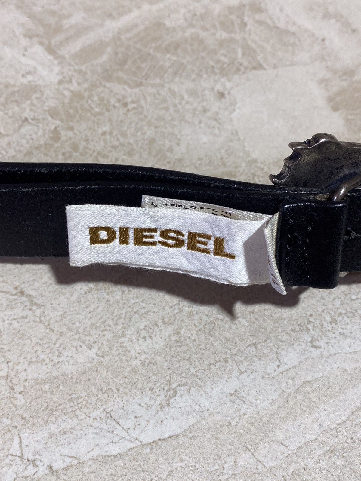 Diesel × Leather Diesel y2k hype streetwear style avant garde leather belt Size ONE SIZE - 6 Thumbnail