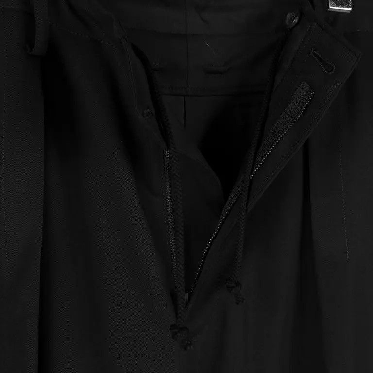 Yohji Yamamoto Yohji Yamamoto Pour Homme Wool Thick Wide Random Tuck Pants Size US 34 / EU 50 - 6 Thumbnail