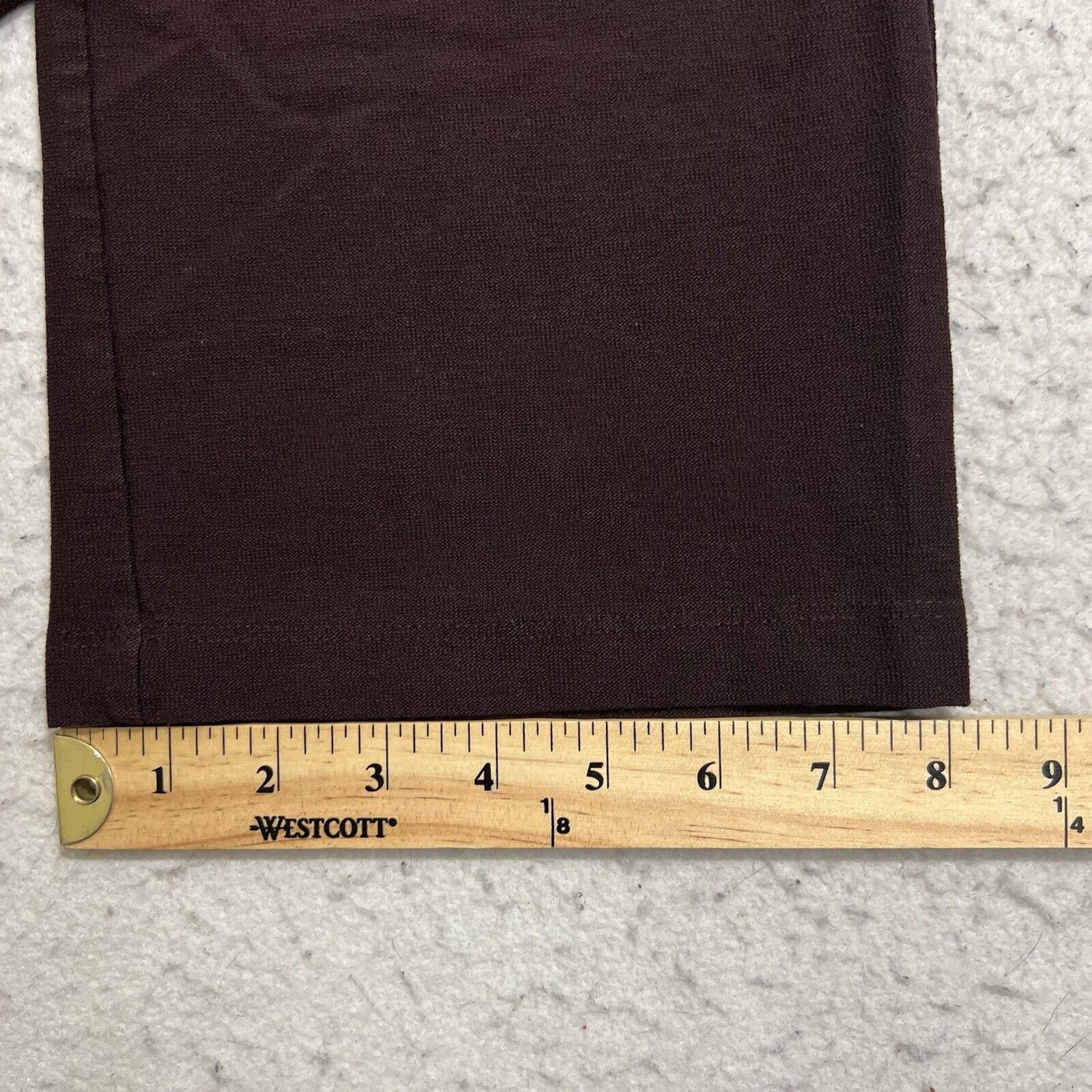 Eileen Fisher Eileen Fisher Small Dark Maroon Purple Pants Trousers Size 28" / US 6 / IT 42 - 12 Thumbnail