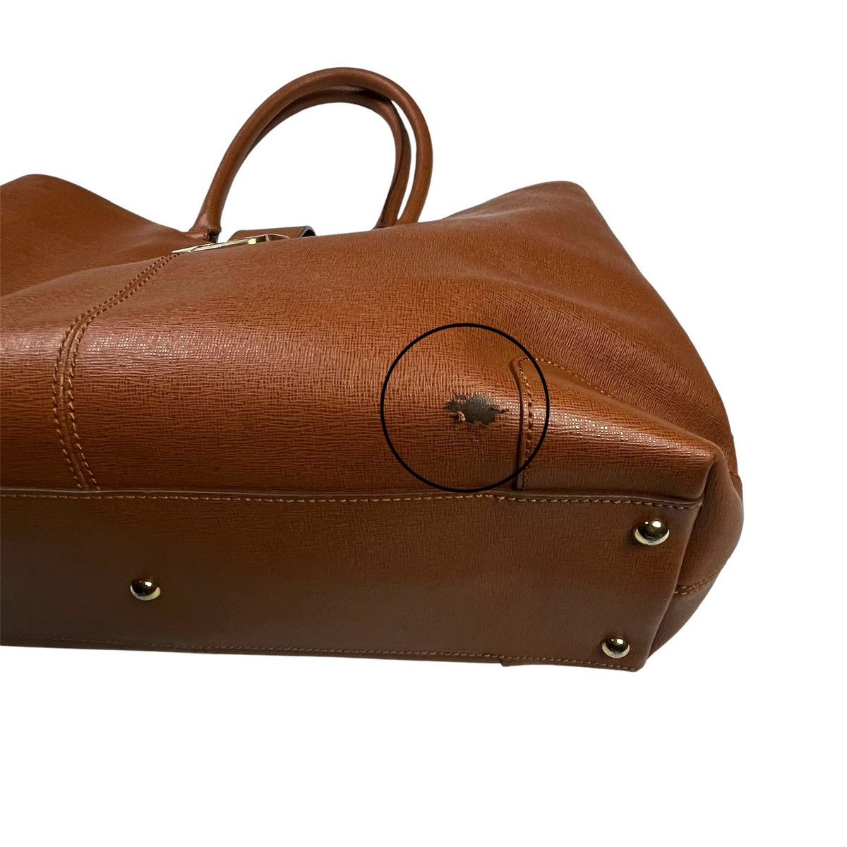 Fendi × Leather Fendi Brown Leather Chameleon Shopping Tote Bag Luxury Size ONE SIZE - 7 Thumbnail
