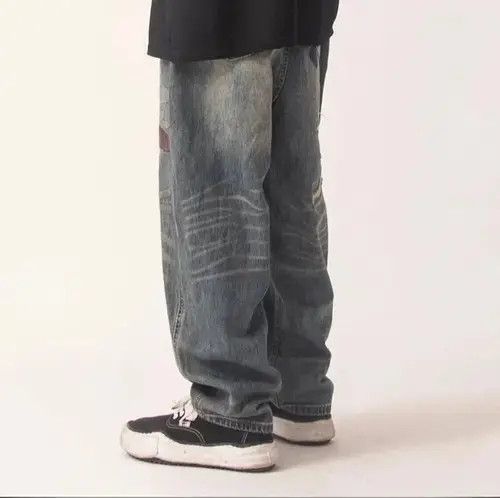 VIBE Patchwork Baggy Jeans Size US 34 / EU 50 - 3 Thumbnail
