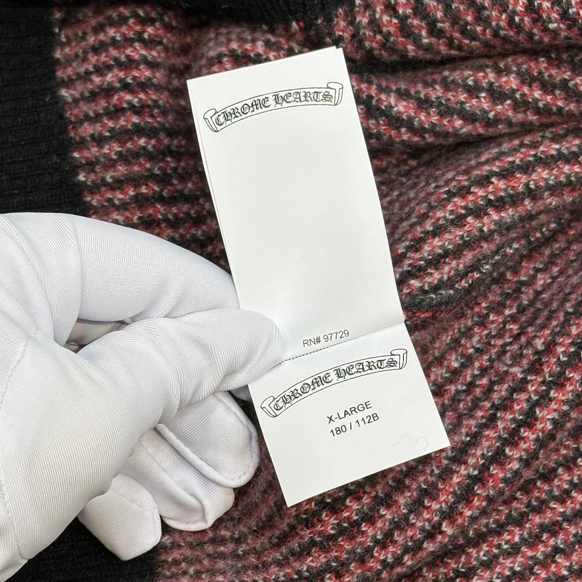 Chrome Hearts Chrome Hearts Mama Tried Scroll Labe Cardigan red/black Size US XL / EU 56 / 4 - 9 Thumbnail