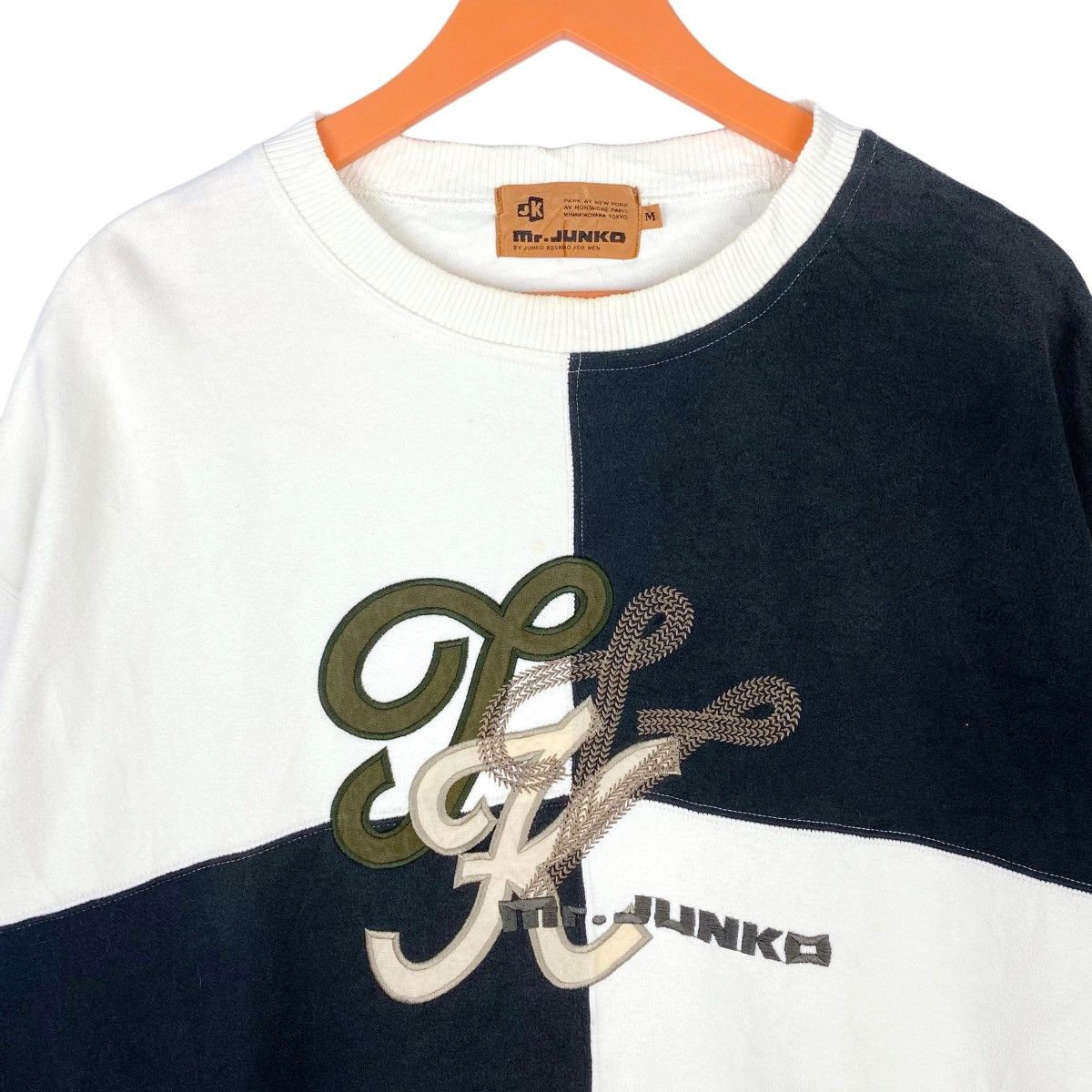 Mr. Junko Mr Junko Embroidered Logo Sweatshirt Colorblock Crewneck Size US M / EU 48-50 / 2 - 2 Thumbnail