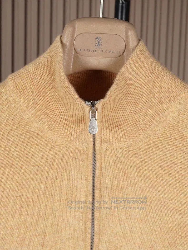 Brunello Cucinelli Brunello Cucinelli Men's Cashmere Sweater. Size US XL / EU 56 / 4 - 1 Thumbnail