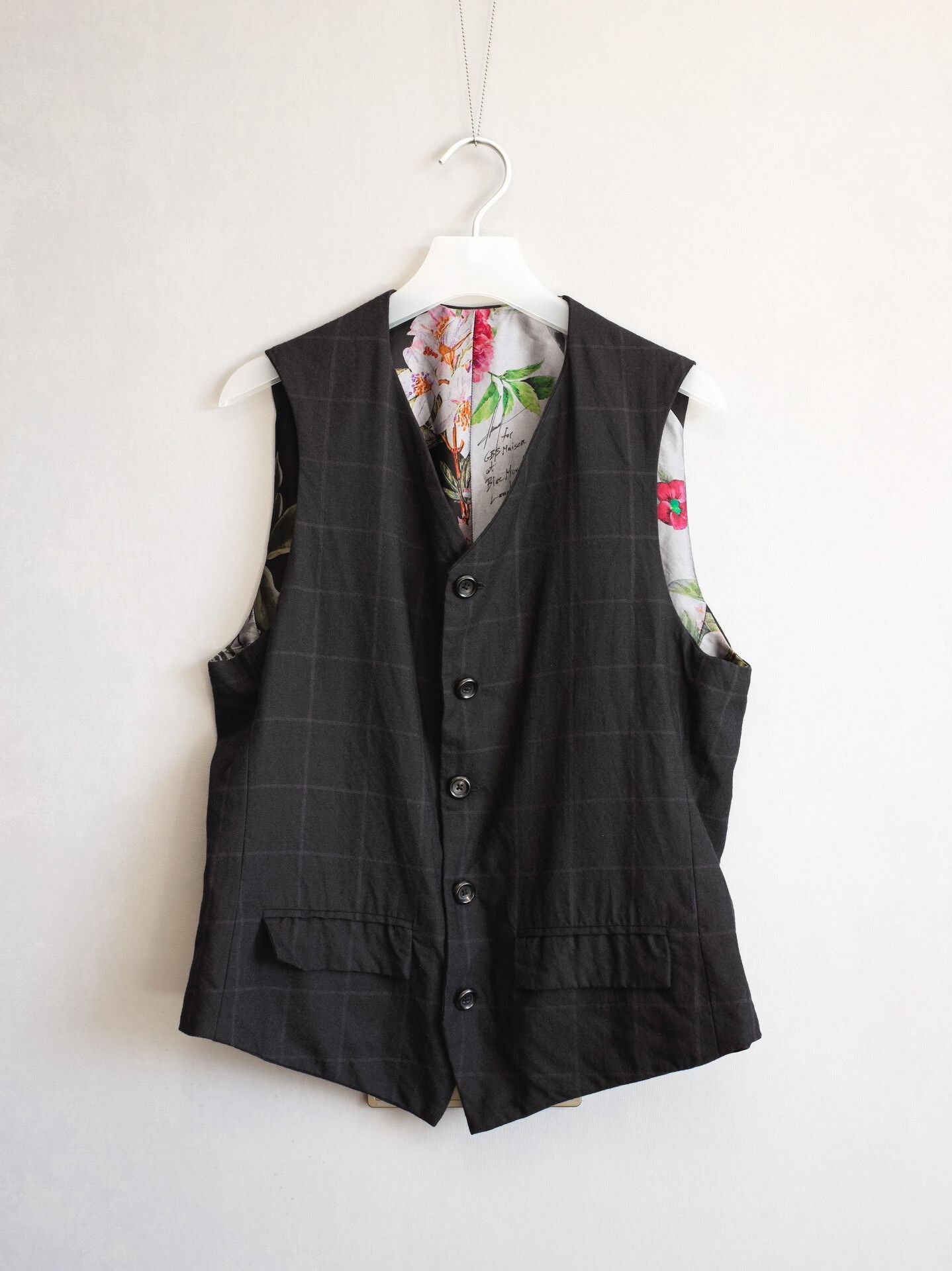 Geoffrey B. Small lightweight cashmere checkered vest Size US M / EU 48-50 / 2 - 1 Thumbnail