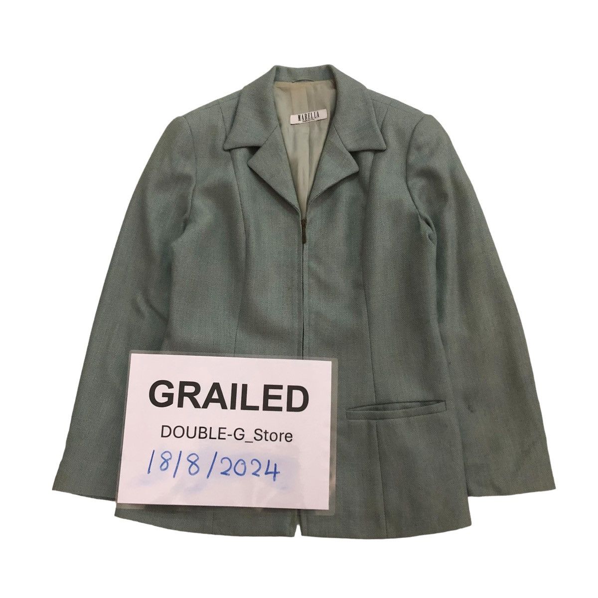 Other 📌VINTAGE BIKER JACKET ZIPPER MARELA MADE IN ITALY Size M / US 6-8 / IT 42-44 - 1 Thumbnail