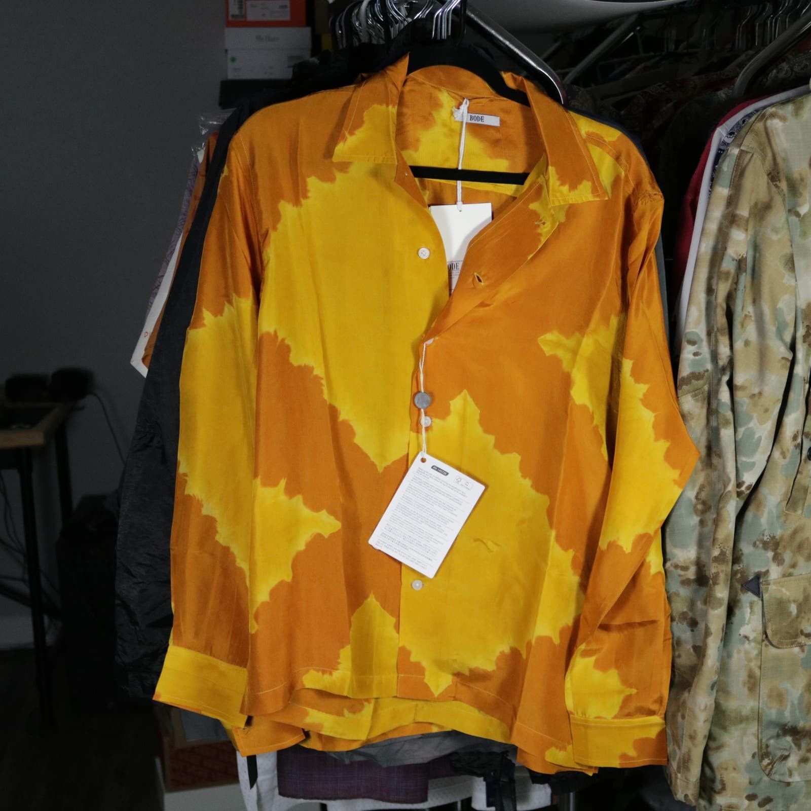 BODE】Lehariya Dyed Buttoned Shirt