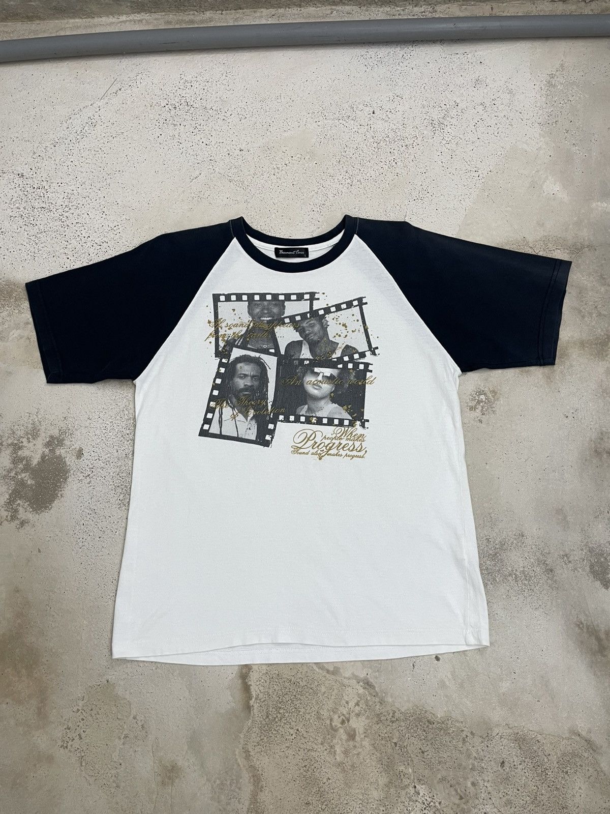 Band Tees Beaumont Carr Gangster Rap Side Hiphop Photo Tee Wording Y2K Size US L / EU 52-54 / 3 - 3 Thumbnail