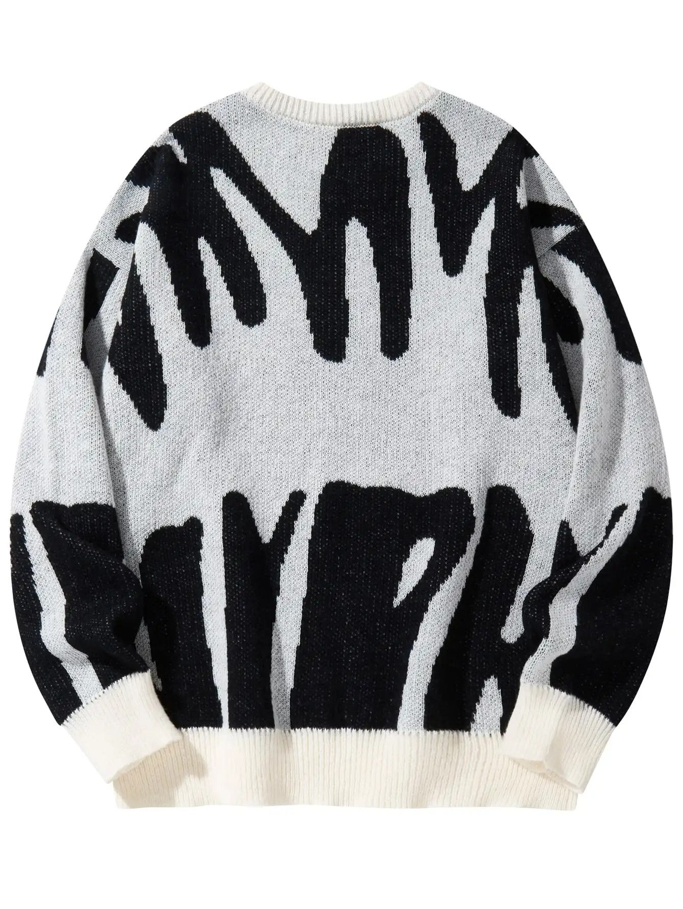 Japanese Brand × Vintage Ink Drip Sweater Size US L / EU 52-54 / 3 - 2 Thumbnail