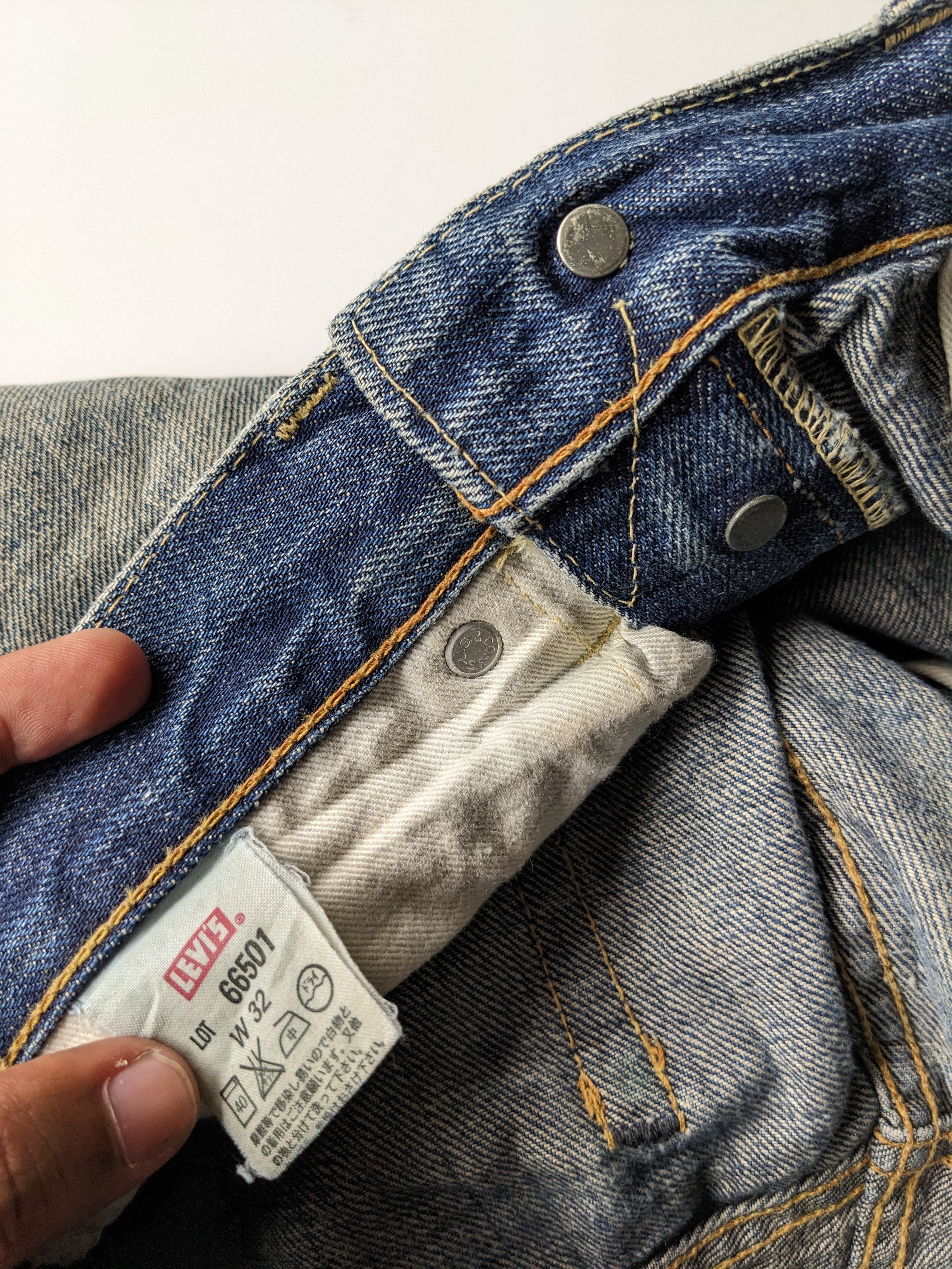 Levi's Vintage Levi's Big E redline selvedge distressed Size US 30 / EU 46 - 12 Thumbnail