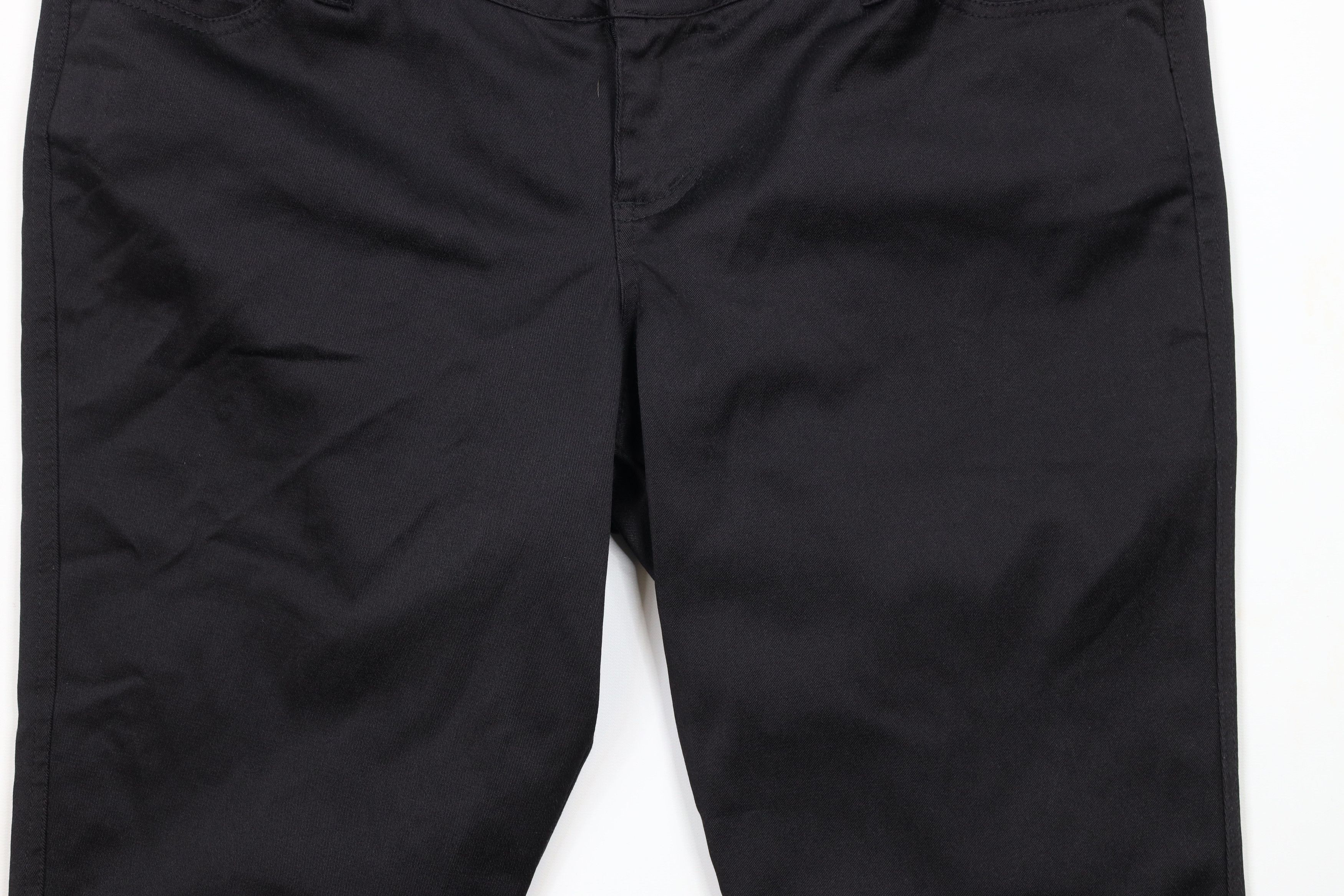 Vintage Vintage 90s Tripp NYC Skull Goth Capris Shorts Black Size 34" / US 12 / IT 48 - 3 Thumbnail