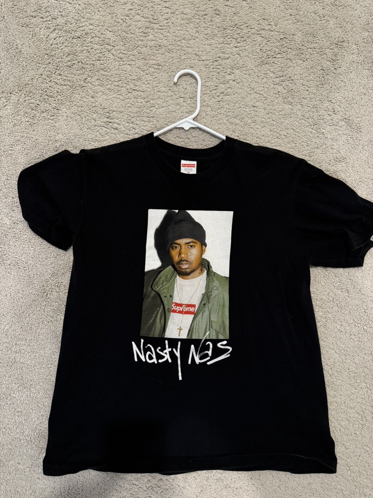 Supreme Authentic Supreme x Nas Tee Medium Size US M / EU 48-50 / 2 - 7 Thumbnail