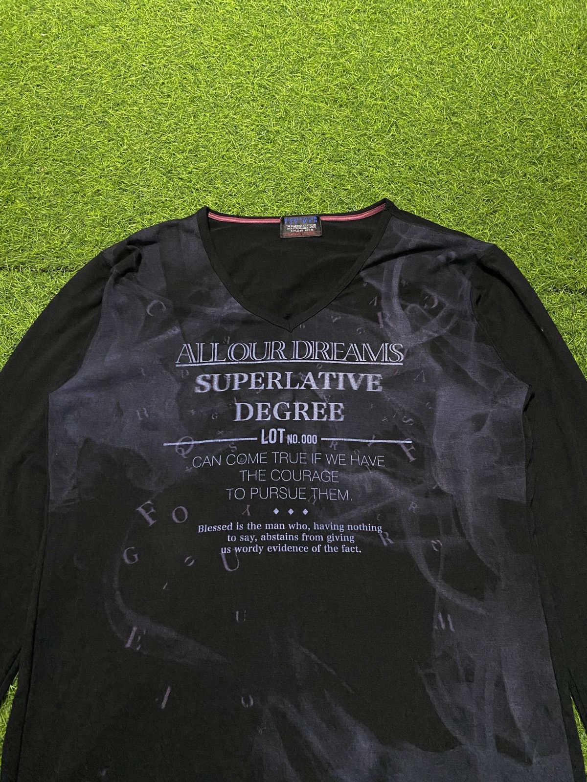 Hysteric Glamour × Japanese Brand × Yasuyuki Ishii Longsleeve Nicole club for men poem Size US L / EU 52-54 / 3 - 3 Thumbnail