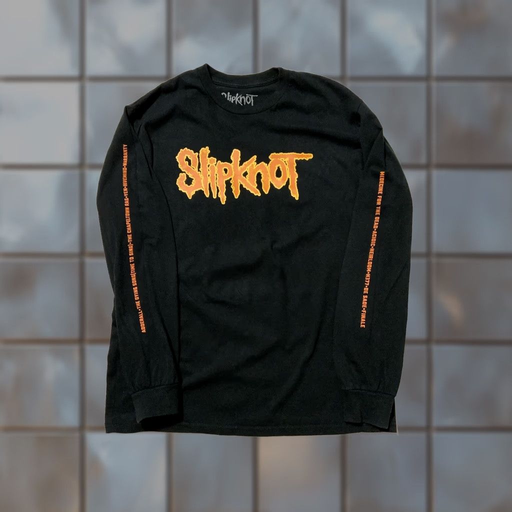 Vintage VINTAGE Slipknot The End So Far 2022 Heavy Metal Album Rock Band Merch L/S T-Shirt Sz. M Men Black Shirt Adult Medium Mens Size US M / EU 48-50 / 2 - 1 Thumbnail