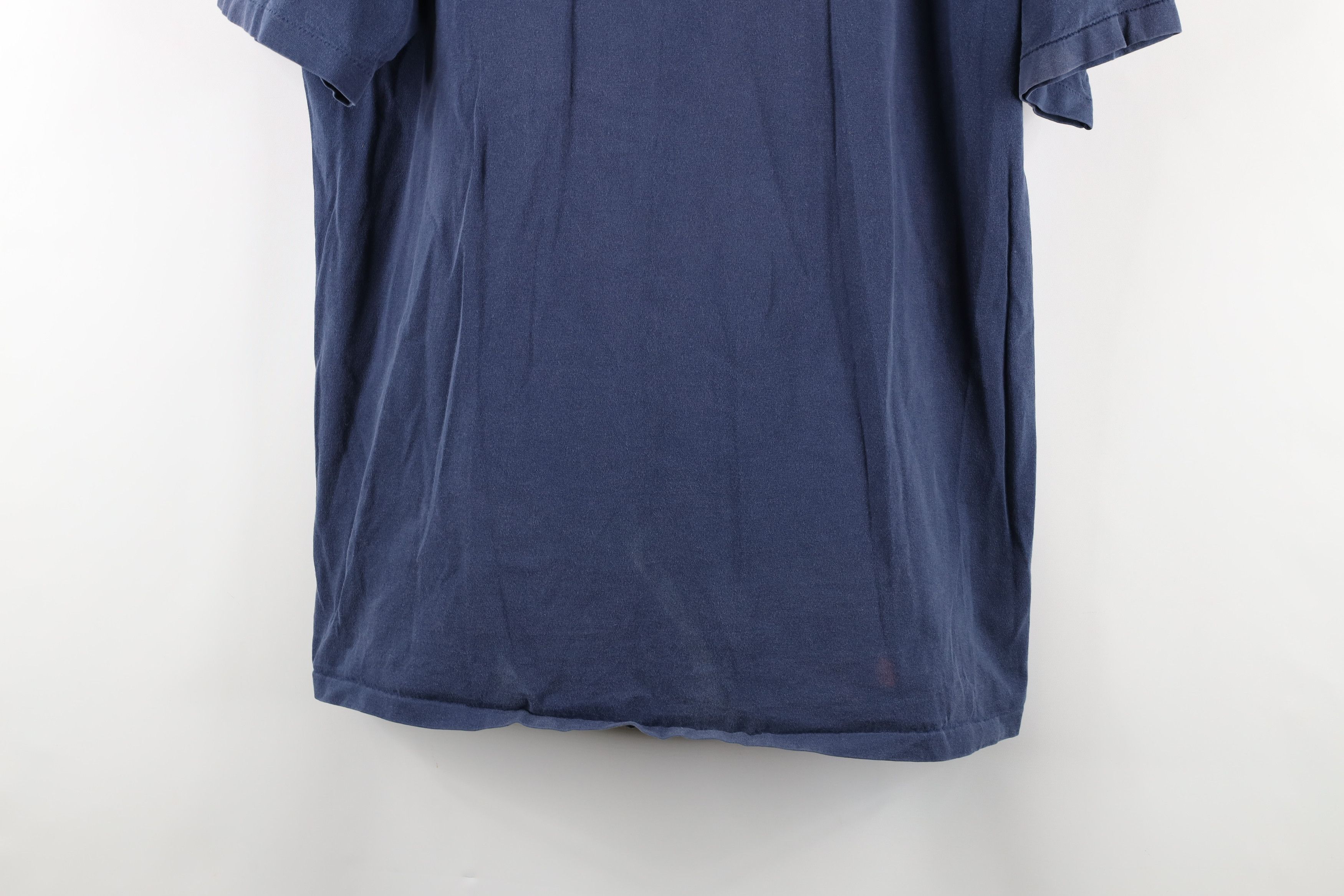 Vintage Vintage 90s Jesus The Name Above Every Name T-Shirt Blue Size US XL / EU 56 / 4 - 3 Thumbnail