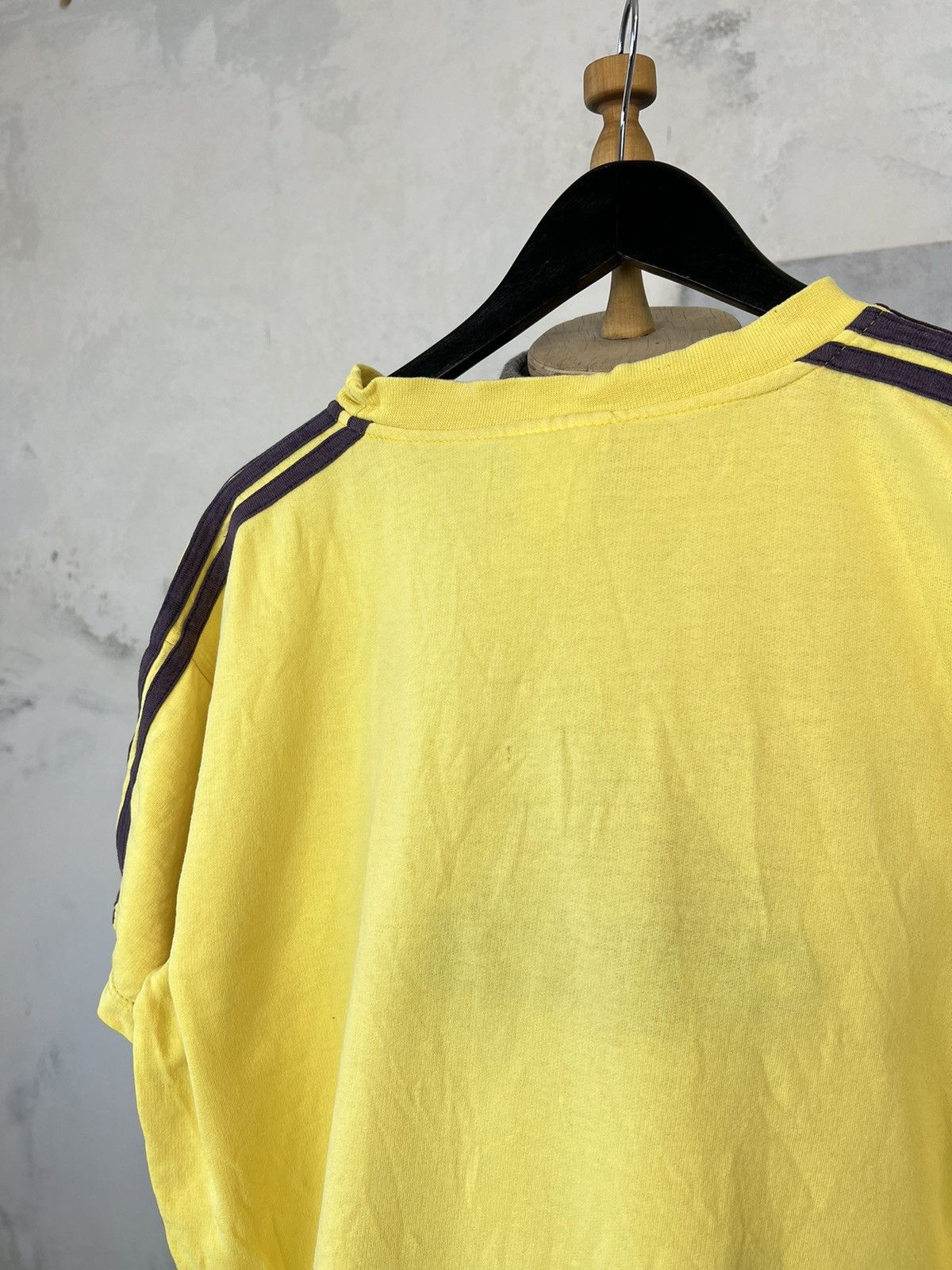 Vintage Vintage 80S Adidas Yellow Shirt Size M Size US M / EU 48-50 / 2 - 6 Thumbnail