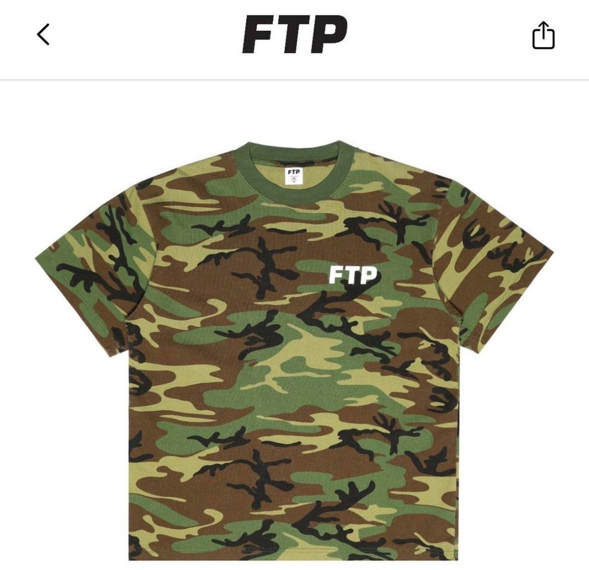 Fuck The Population FTP Camo tee Size US L / EU 52-54 / 3 - 2 Thumbnail