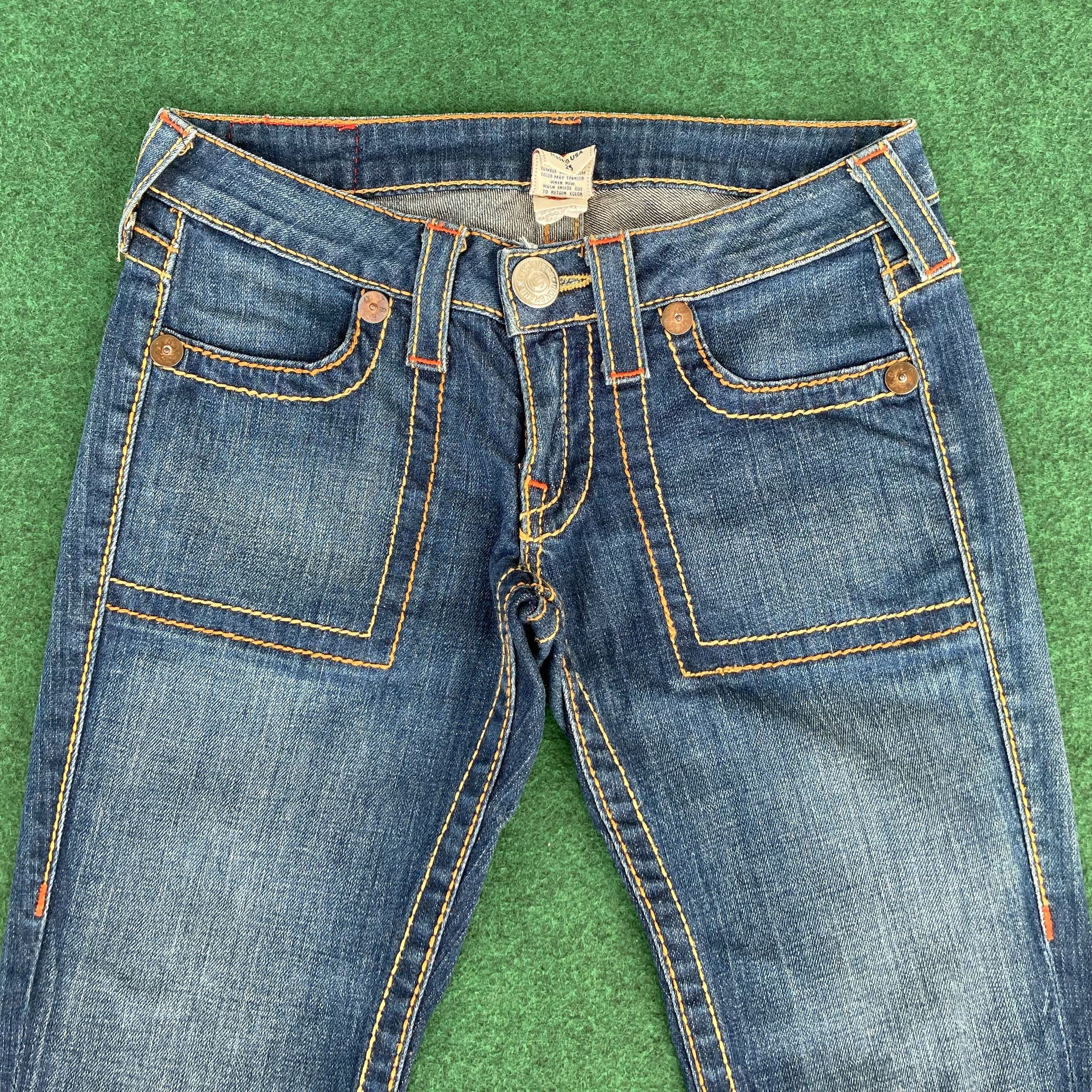 True Religion × Vintage Vtg True Religion Denim Jeans Women Sz 25 Pant Size 25" / US 0 / IT 36 - 3 Thumbnail