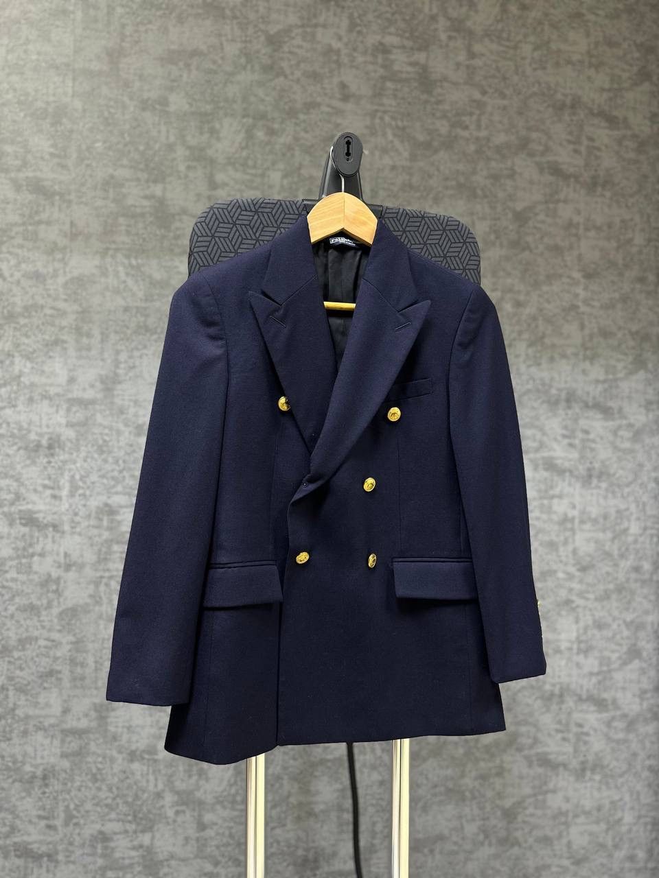 Polo Ralph Lauren × Vintage Vintage Polo Ralph Lauren Blue Womens Blazer Size M / US 6-8 / IT 42-44 - 7 Thumbnail