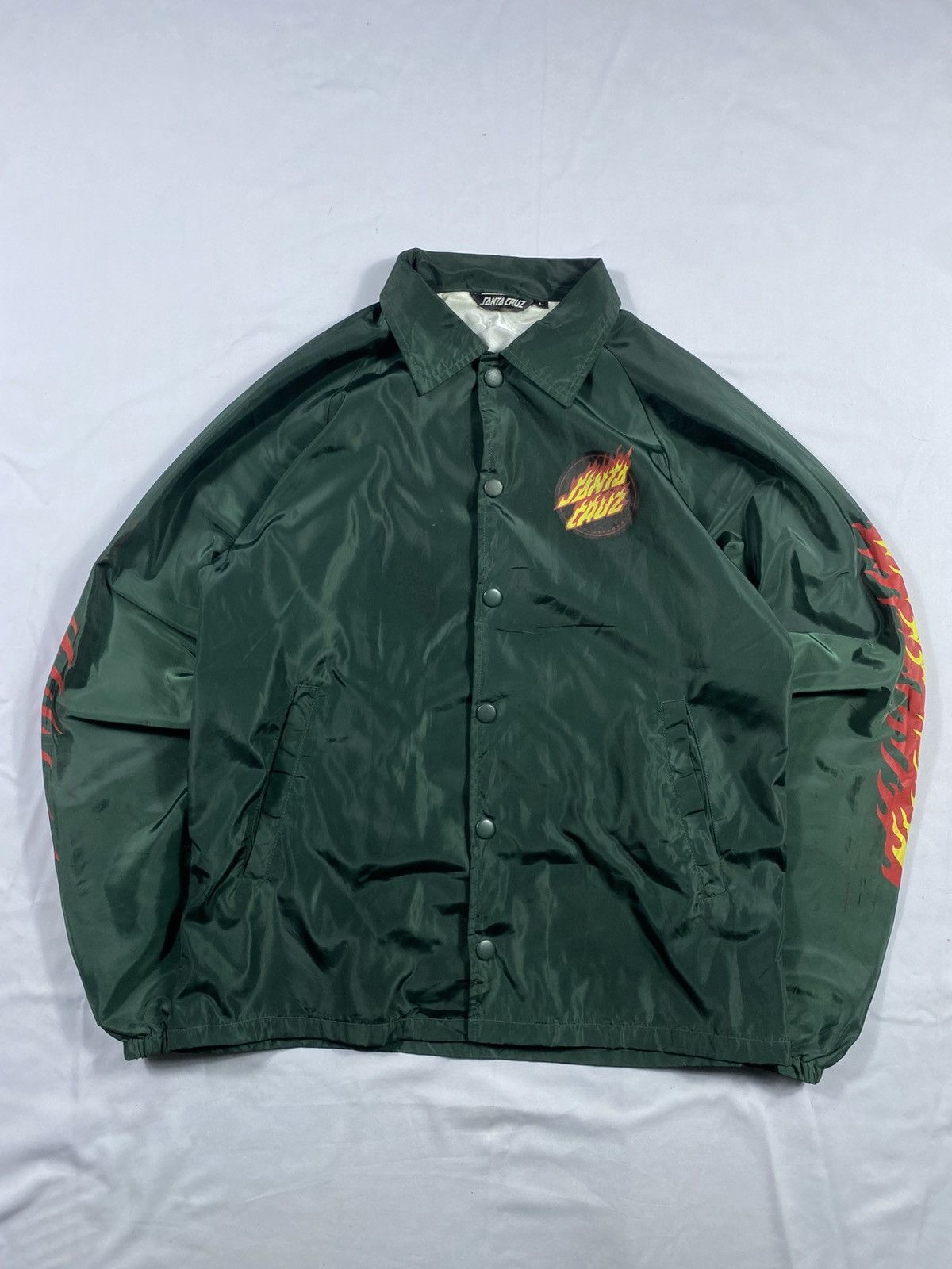 Santa Cruz Skateboards Coach jacket distressed Santa Crauz Size US L / EU 52-54 / 3 - 3 Thumbnail