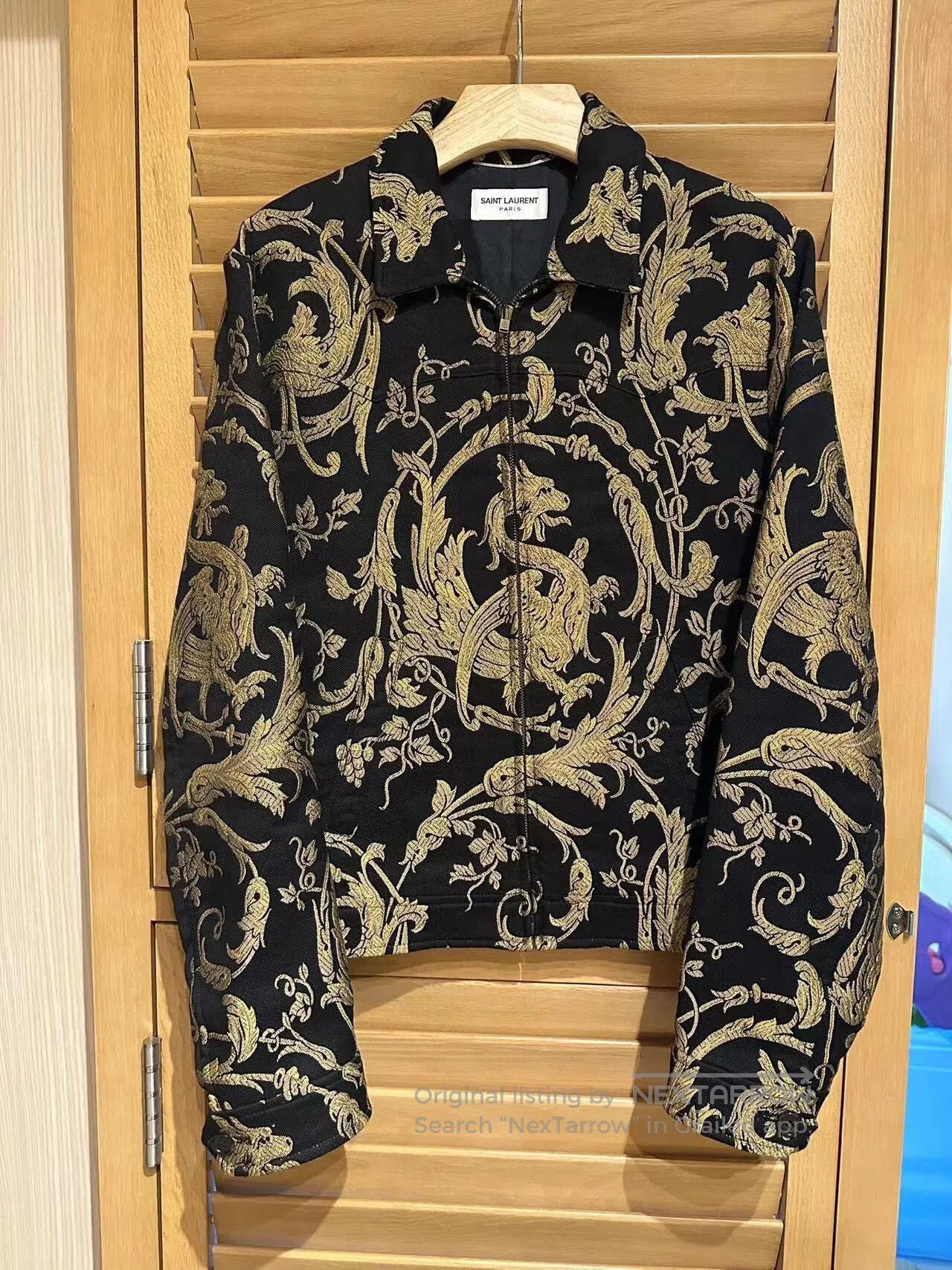 Yves Saint Laurent Saint Laurent SLP Runway Gold Dragon Jacket. Size US M / EU 48-50 / 2 - 1 Thumbnail