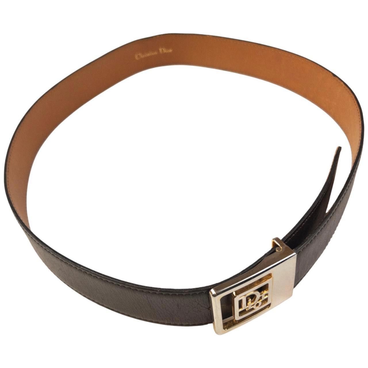 Dior Vintage Dior Leather Belt Size W30 Size ONE SIZE - 3 Thumbnail