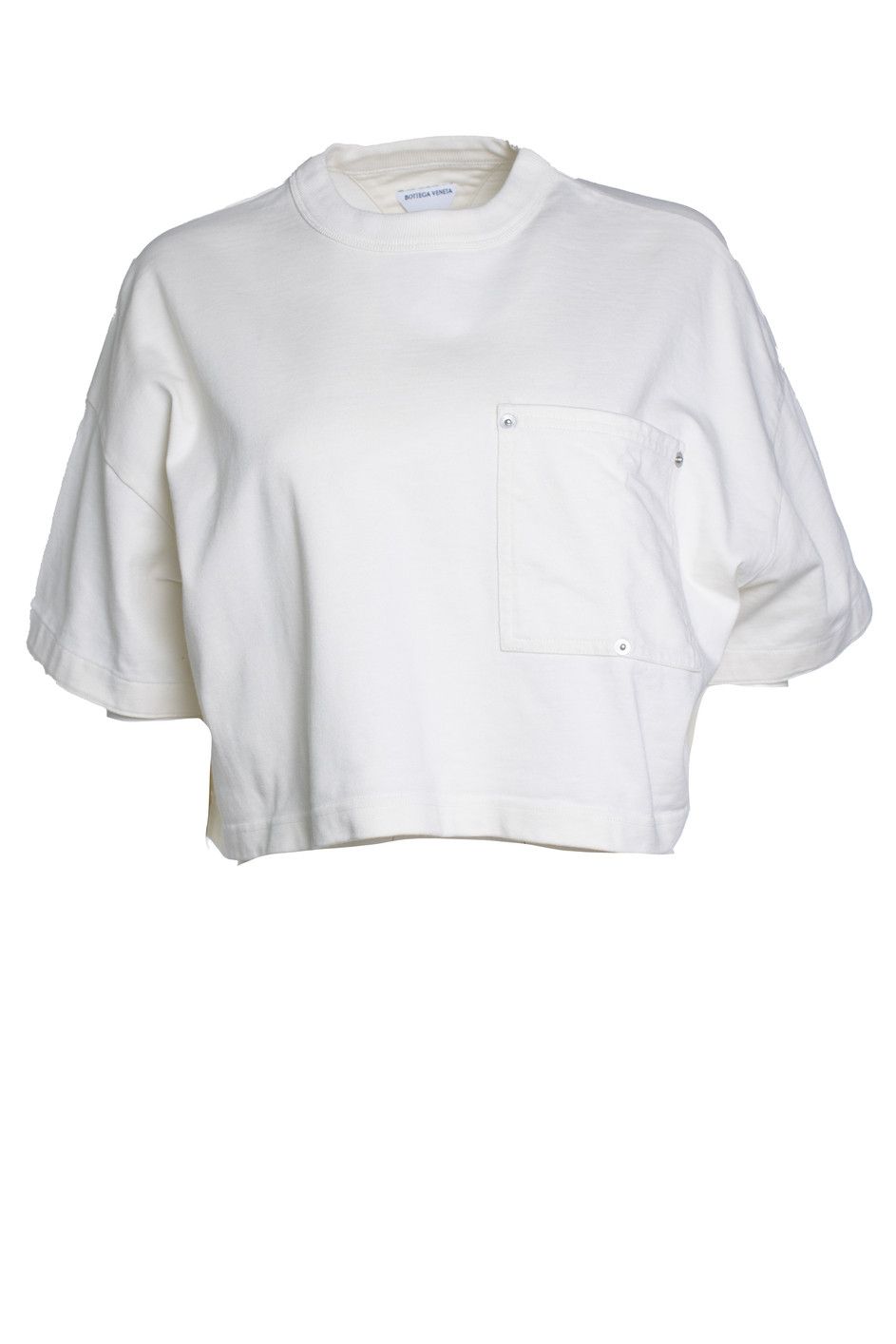 Bottega Veneta Bottega Veneta, off white cotton knit crewneck Size XS / US 0-2 / IT 36-38 - 1 Thumbnail