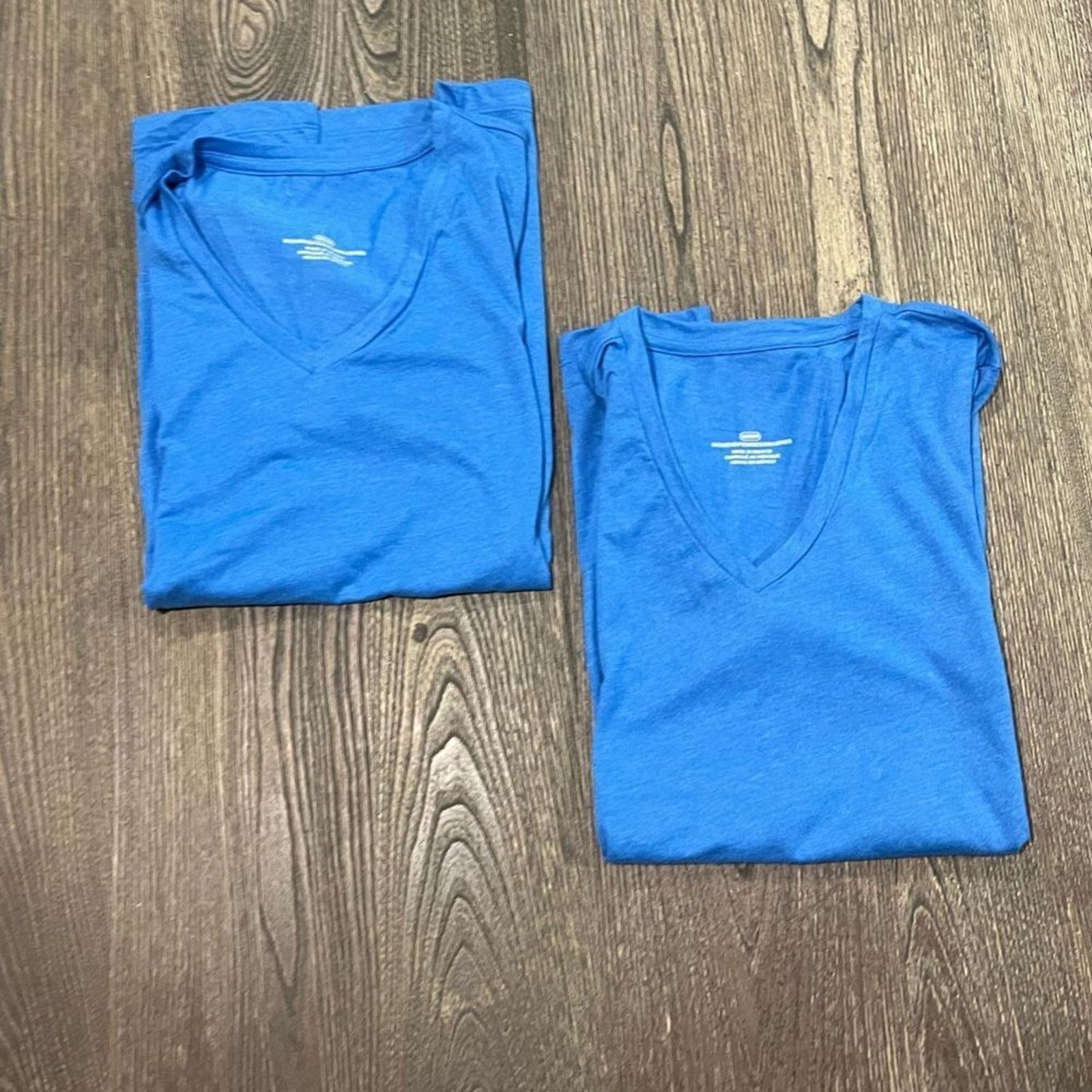 Vintage NWOT 2 Pack Womens T-Shirt V-Neckline Short Sleeve M Size M / US 6-8 / IT 42-44 - 1 Thumbnail