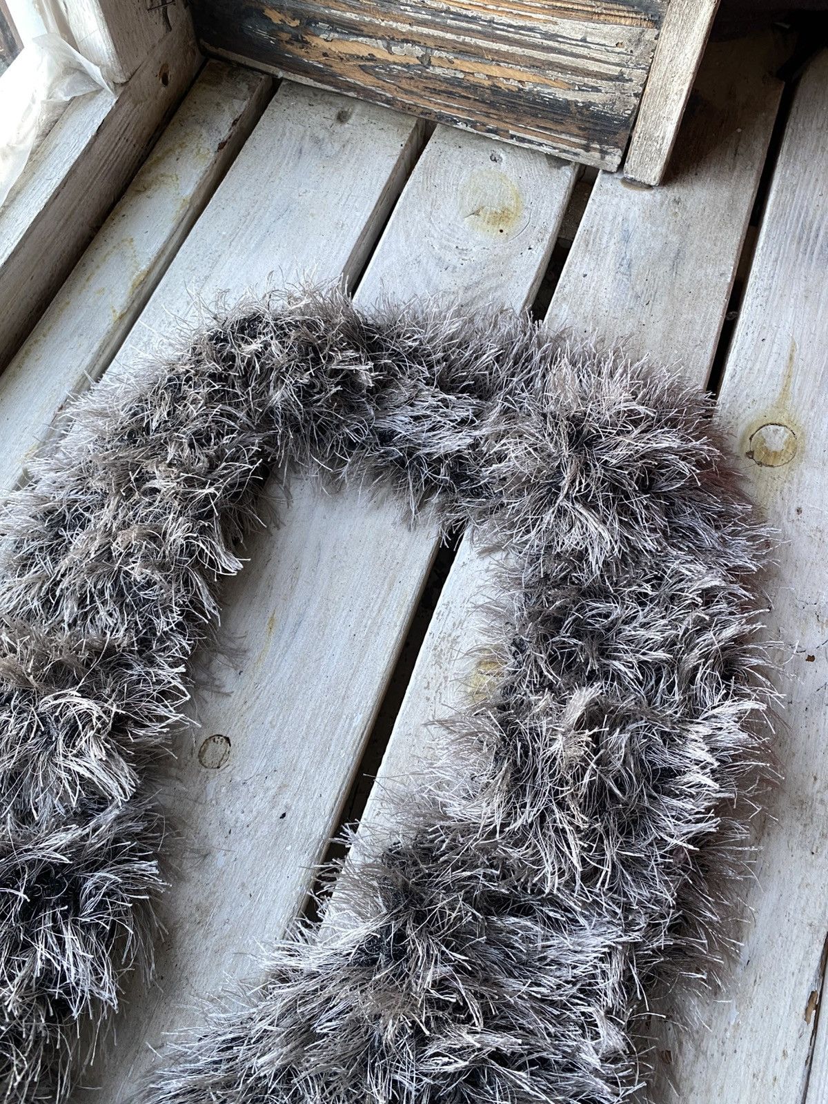 Japanese Brand × Vintage Avant Garde japanese fuzzy mohair Opium scarf vintage y2k Size ONE SIZE - 3 Thumbnail
