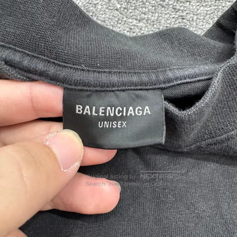 Balenciaga Balenciaga Single Ring Printed Short Sleeve Size US M / EU 48-50 / 2 - 2 Thumbnail