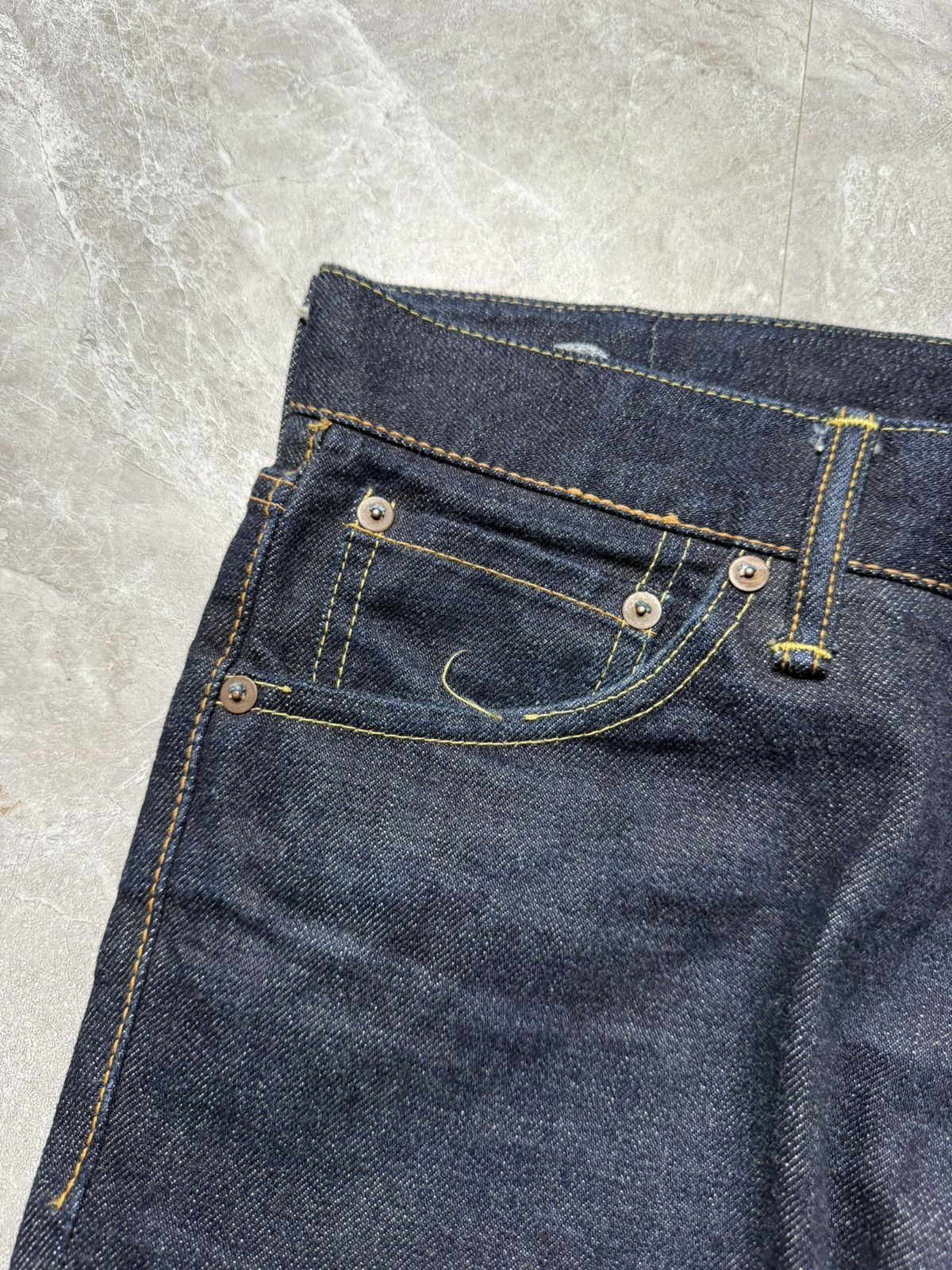 Visvim Visvim S/S 19 03R Selvedge Waist Raw Indigo Dyed Jeans Size US 32 / EU 48 - 4 Thumbnail
