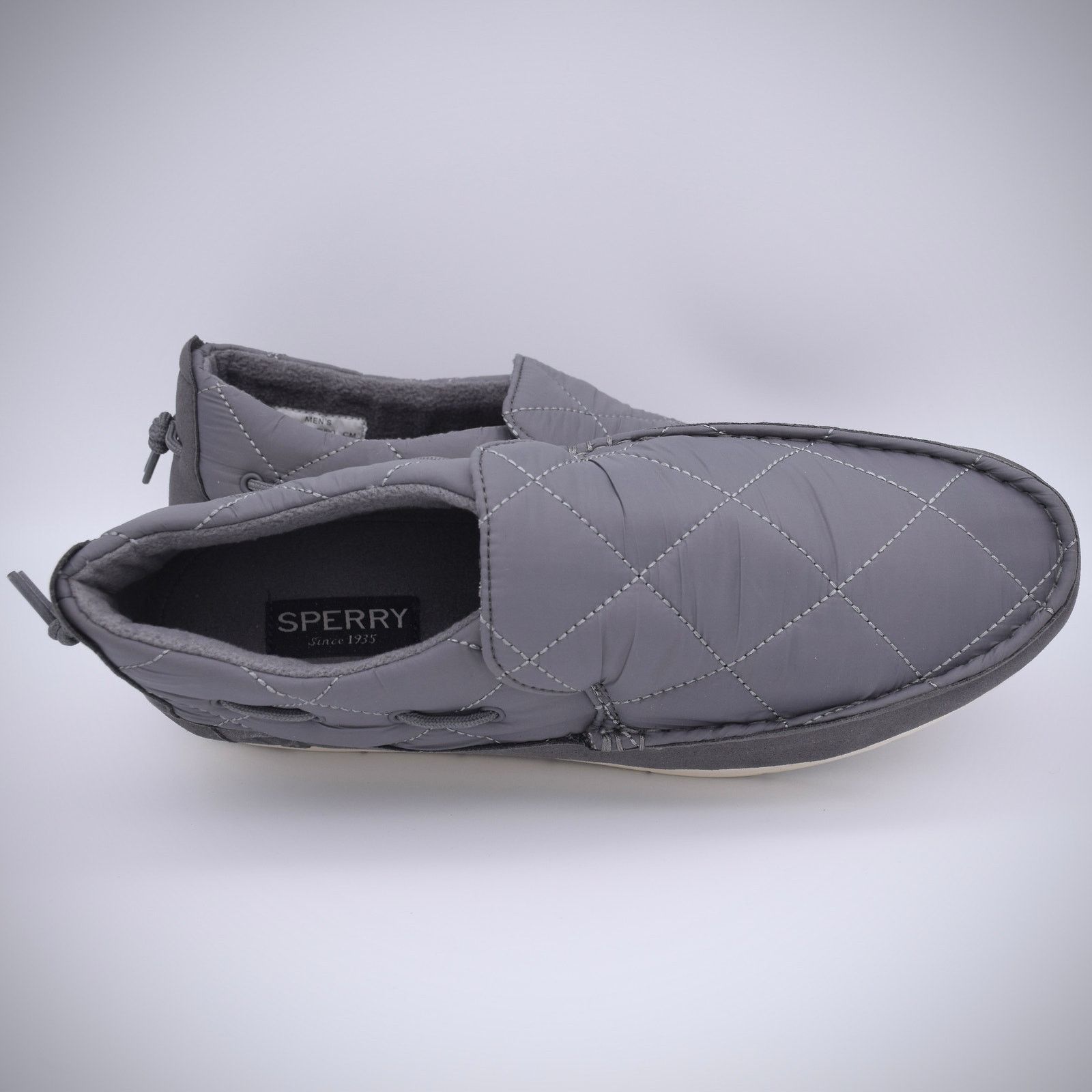 Sperry Sperry Quilted MocSider Slip On Shoes 9.5 Gray Nylon Size US 9.5 / EU 42-43 - 9 Thumbnail
