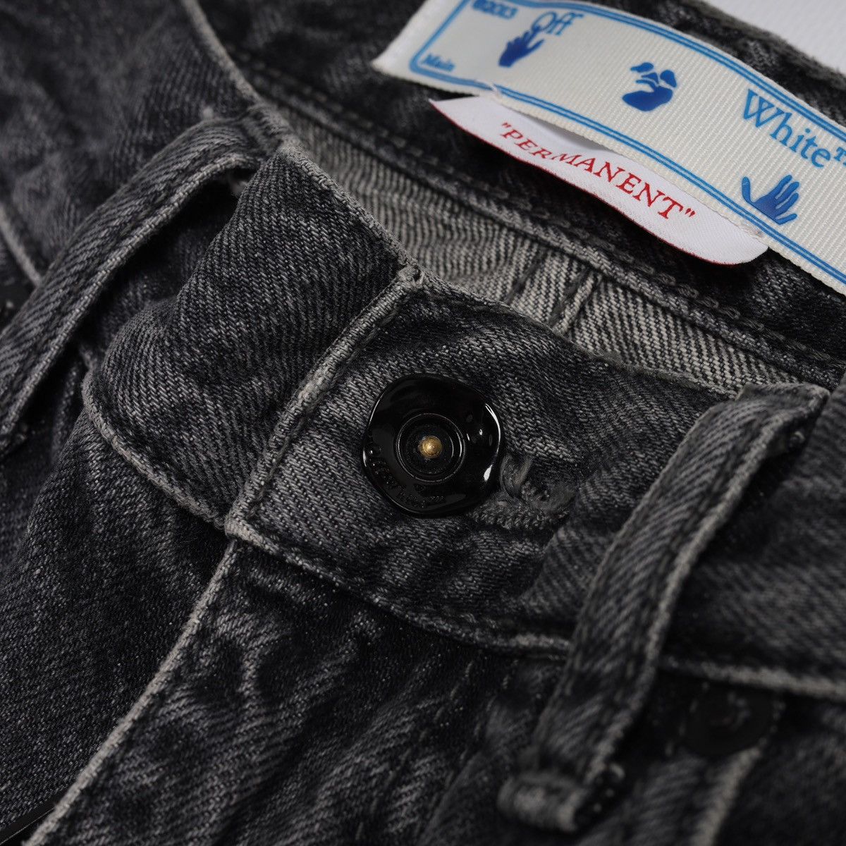 Off-White Off-White Permanent Meteor Jeans Hole Pants Grey Size 27" / US 4 / IT 40 - 11 Thumbnail