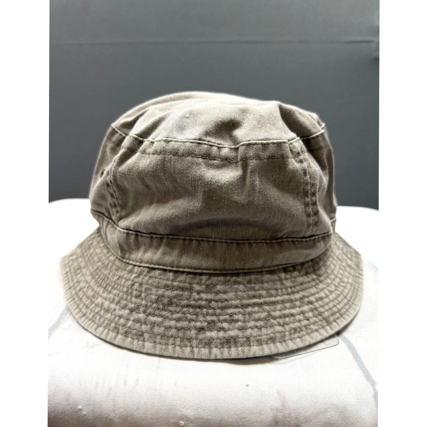 MLB MLB Cincinnati Reds Mens Bucket Hat Khaki Tan Embroidered Logo OSFM Size ONE SIZE - 4 Thumbnail