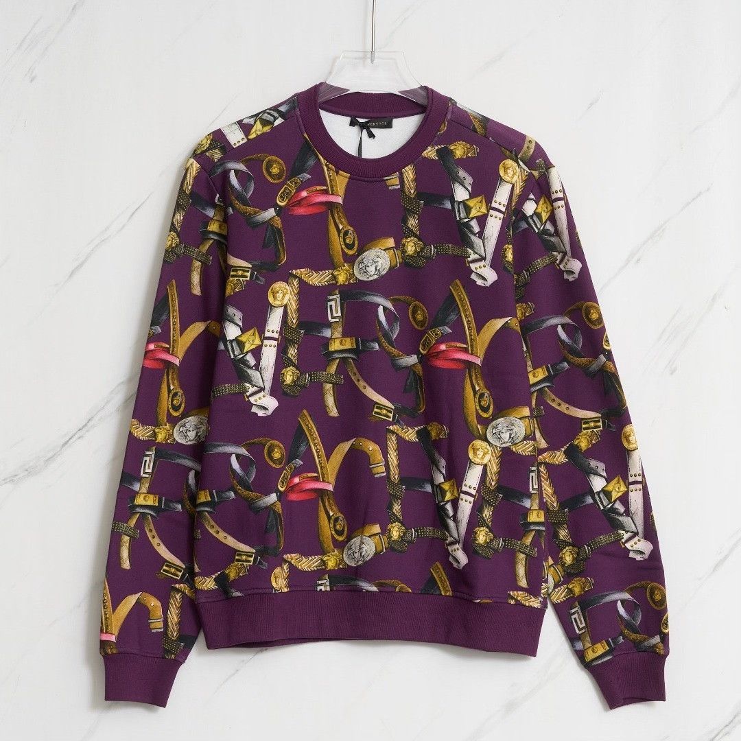 Versace Versace Men's Pattern All-Over Print Sweatshirt Size US M / EU 48-50 / 2 - 1 Thumbnail