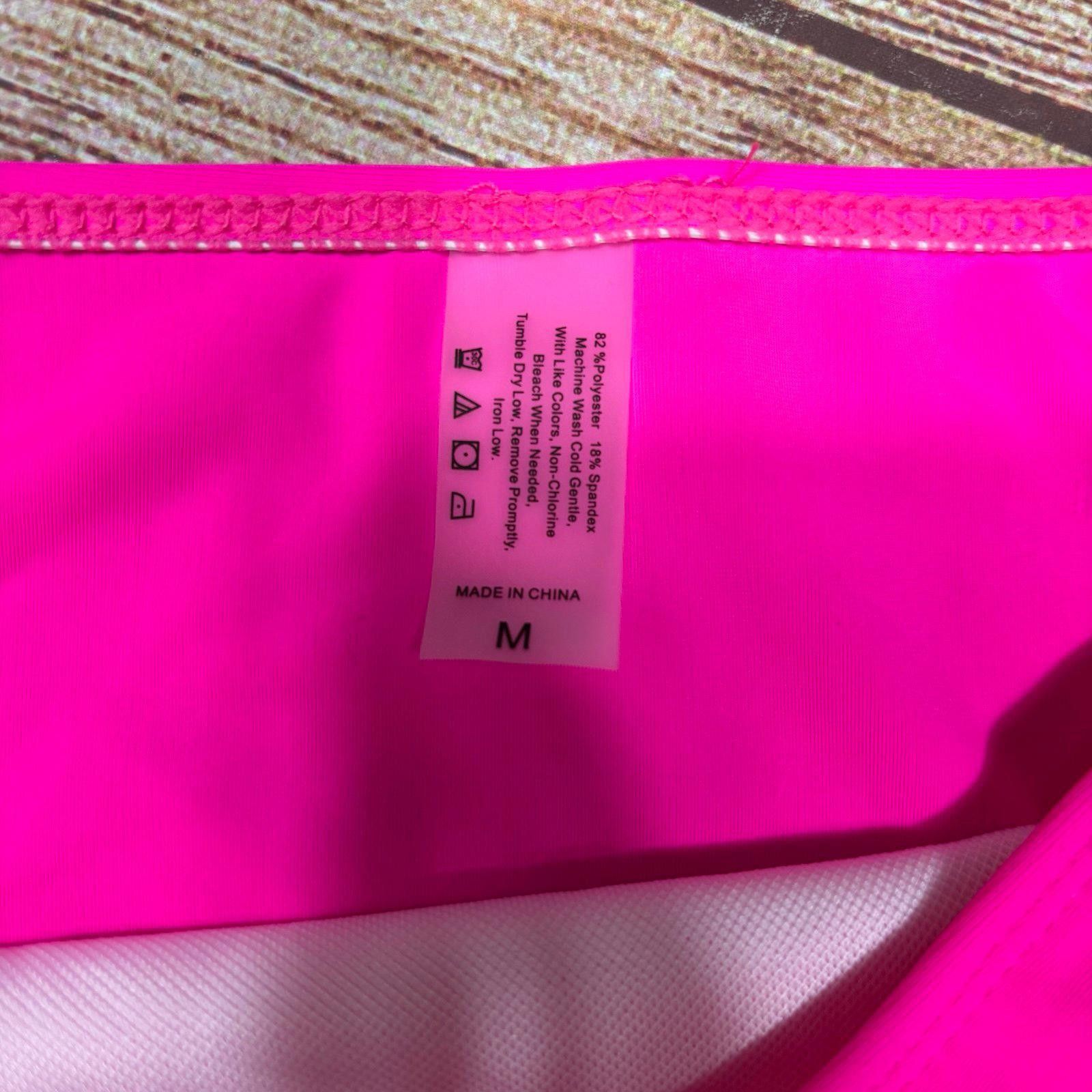 Other High-Waisted Pink Medium Bikini Bottoms NWOT Size ONE SIZE - 4 Thumbnail