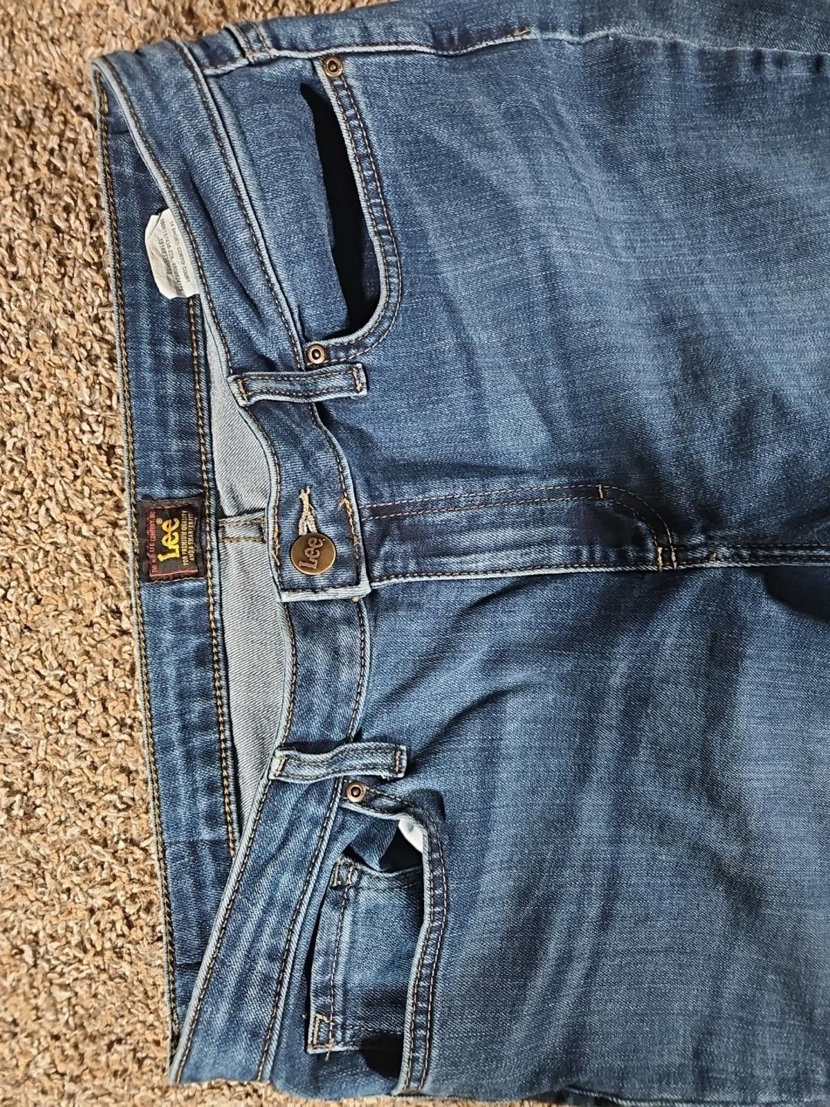 Lee Lee 14 Short Blue Jeans Size 36" / US 14 / IT 50 - 2 Thumbnail