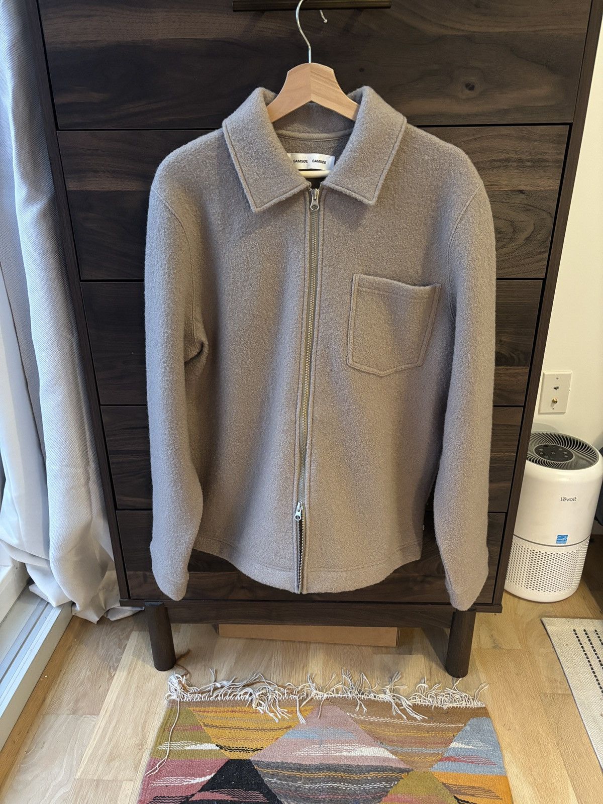 Samsoe Samsoe Hannes Full Zip Cardigan Jacket Size US L / EU 52-54 / 3 - 1 Thumbnail