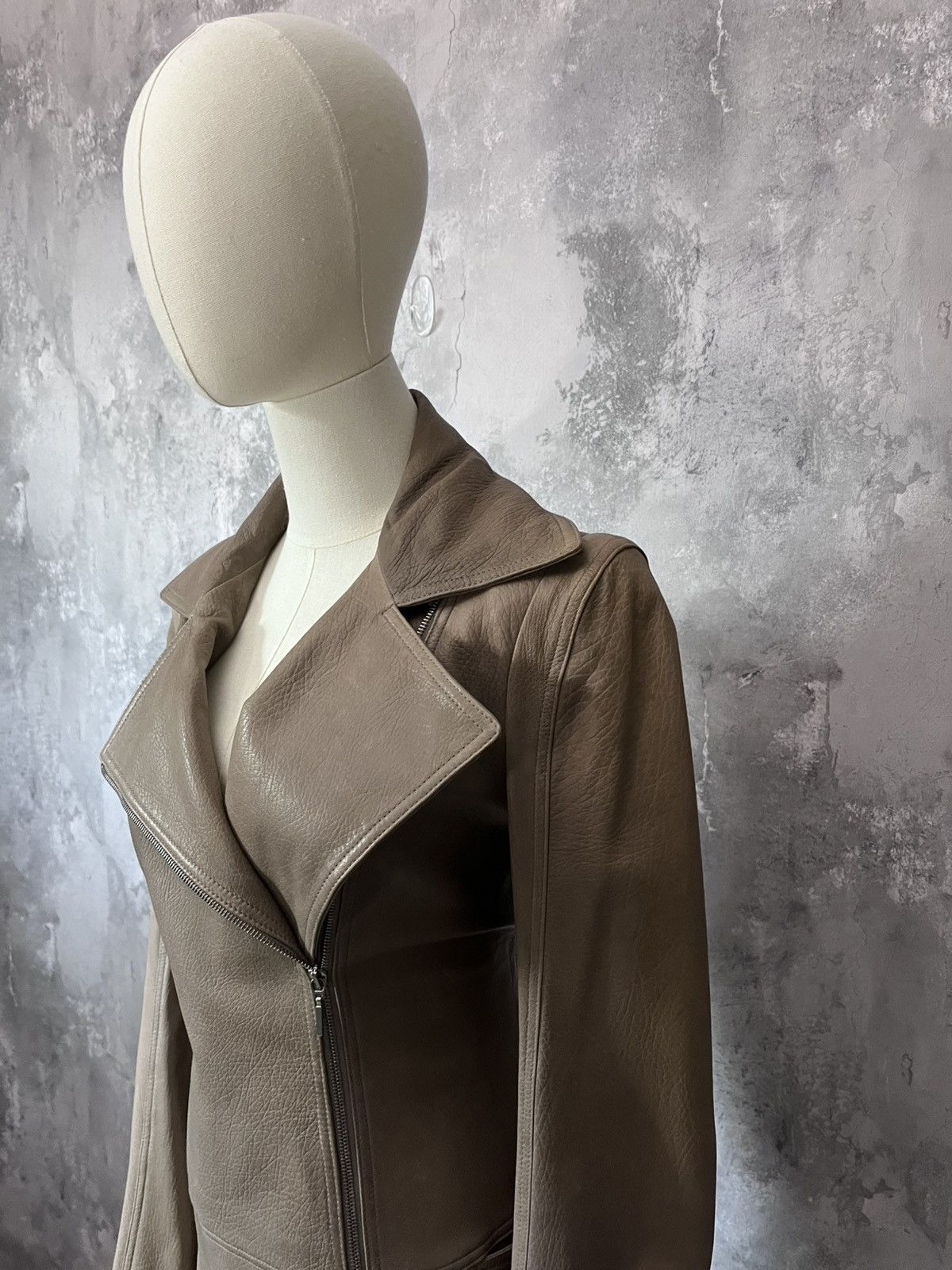 plein sud Plein Sud leather asymetrical coat 00s Size M / US 6-8 / IT 42-44 - 3 Thumbnail