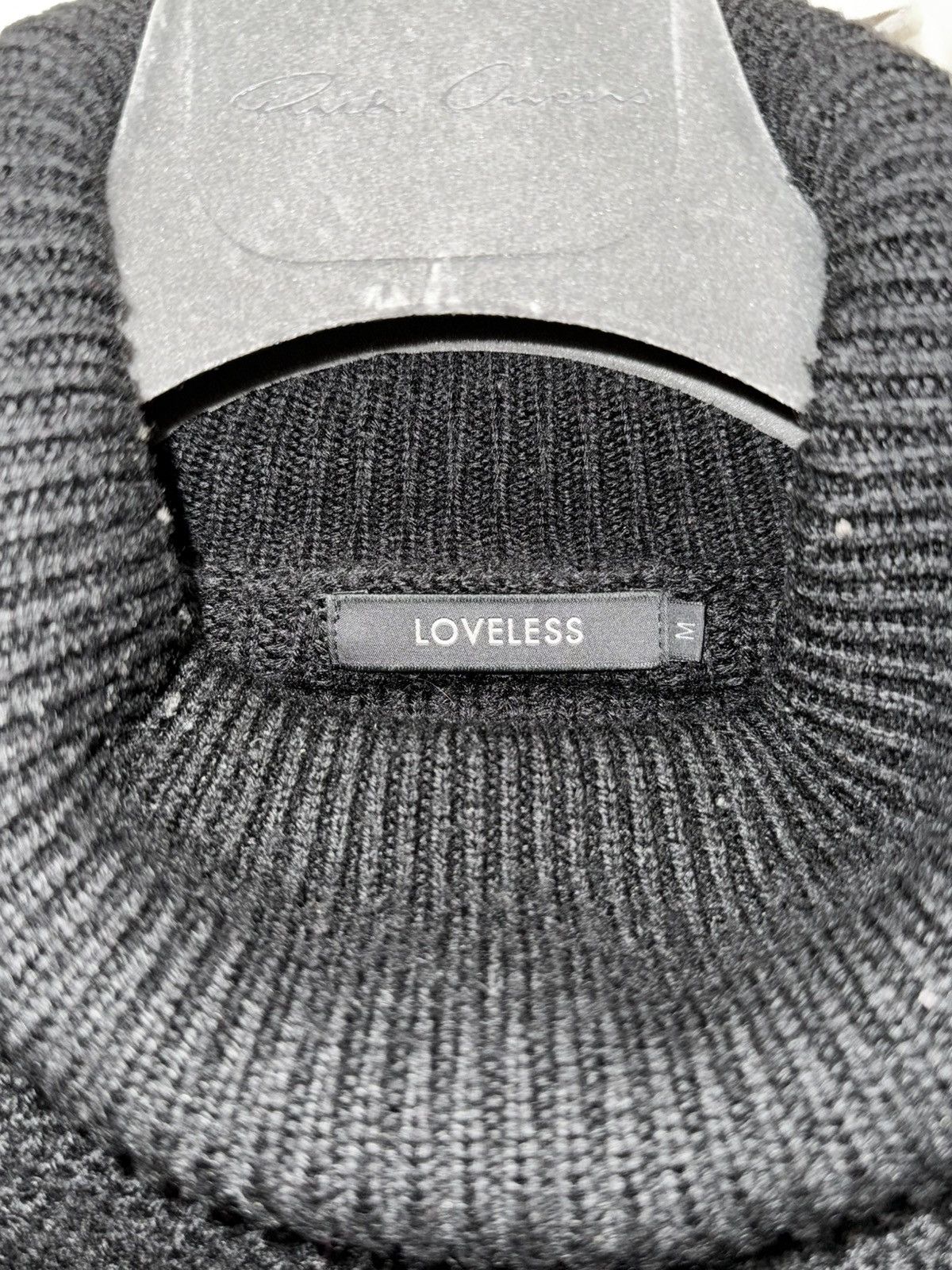 Loveless Loveless Turtleneck Knitted - Black Size US M / EU 48-50 / 2 - 6 Thumbnail