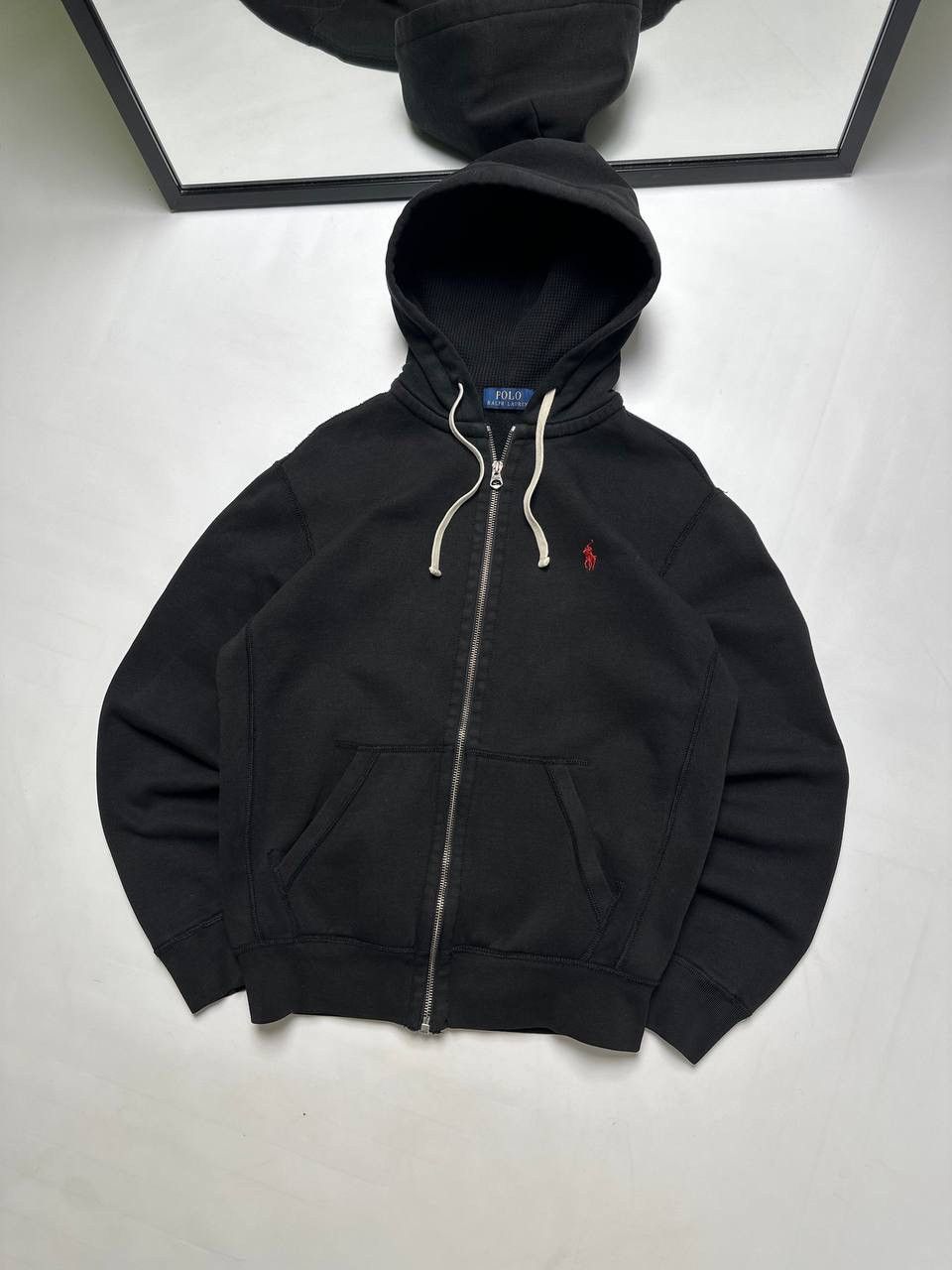 00s Polo Ralph Lauren Zip Hoodie Black Chief Keef Style Y2K