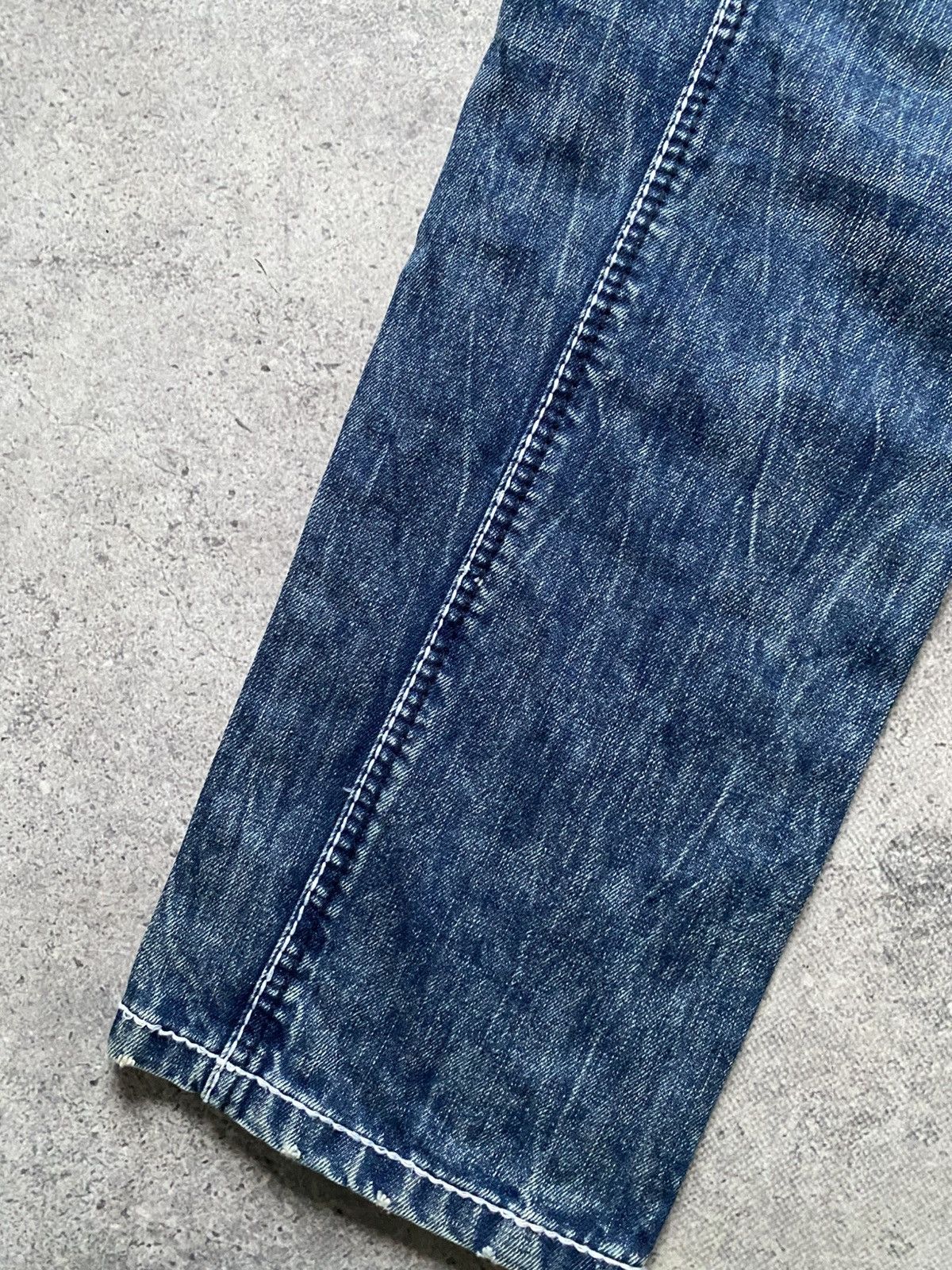 Japanese Brand Vintage Rainbow Denim Jeans Pants True Religion Style Y2K Size US 38 / EU 54 - 20 Thumbnail