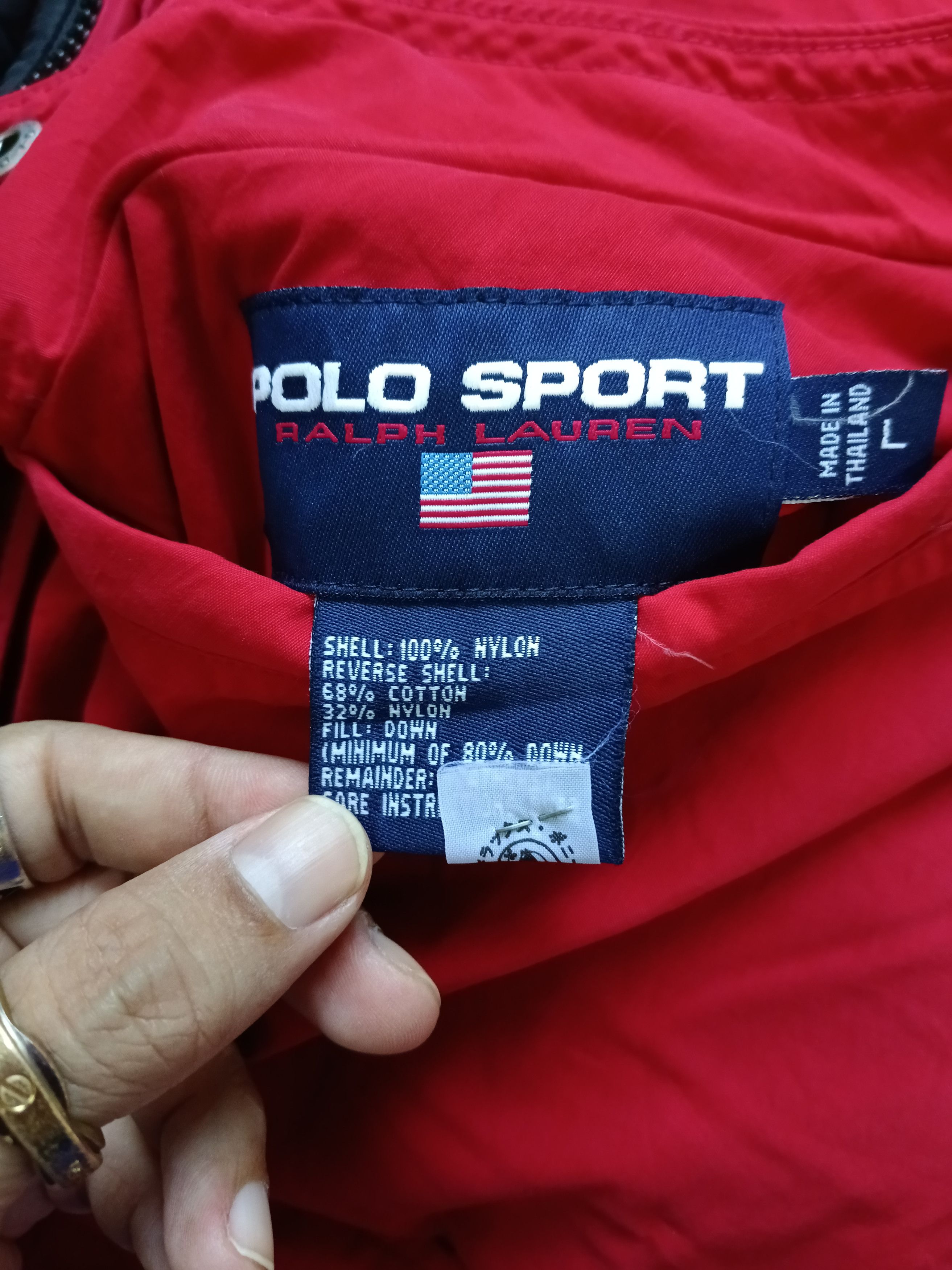 Polo Ralph Lauren POLO SPORT 90s REVERSIBLE PUFFER JACKET Size US L / EU 52-54 / 3 - 10 Thumbnail