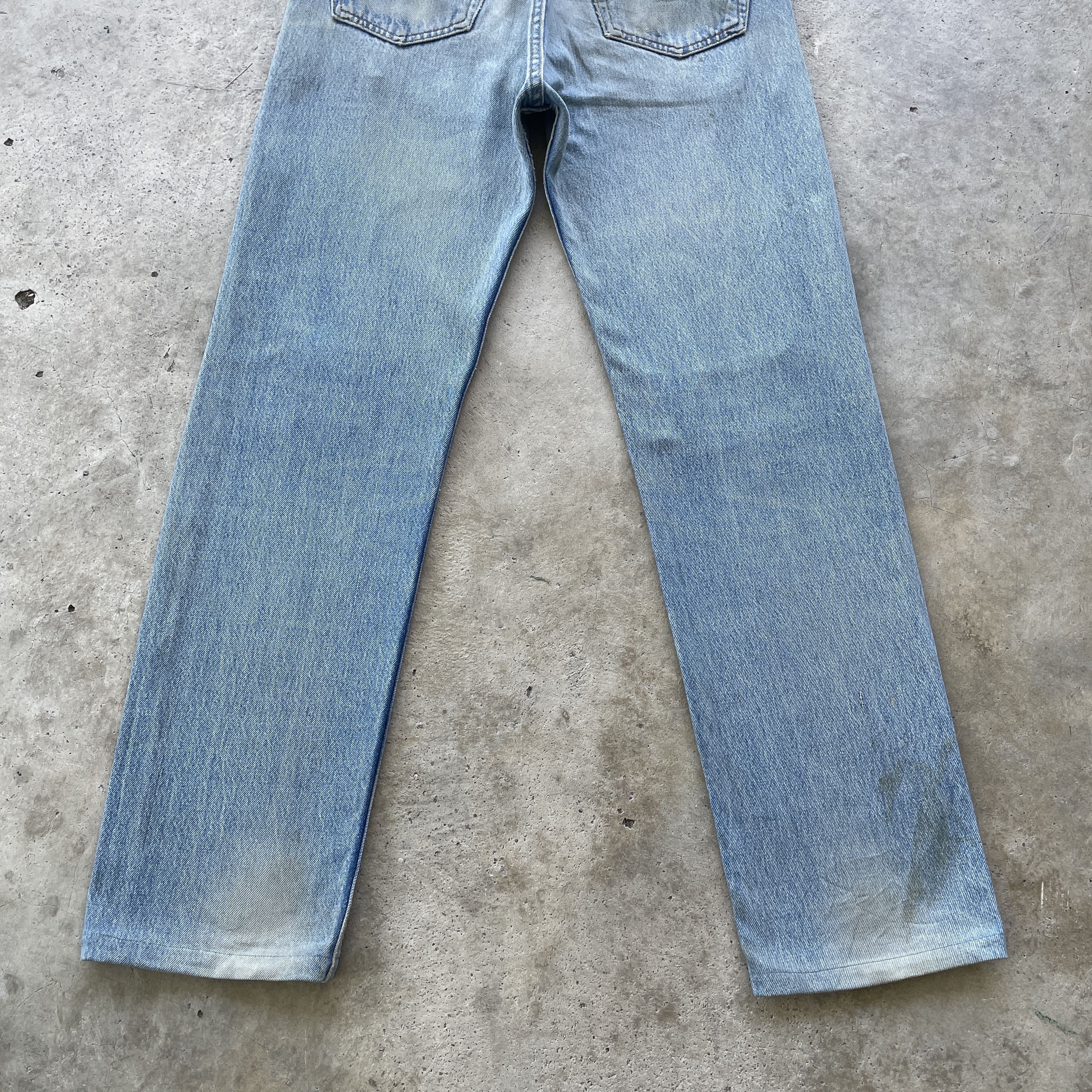 Jean × Levi's × Levi's Vintage Clothing VINTAGE 90s LEVI’S 501 USA FADED RUSTY JEANS DISTRESS PANTS Size US 31 - 13 Thumbnail