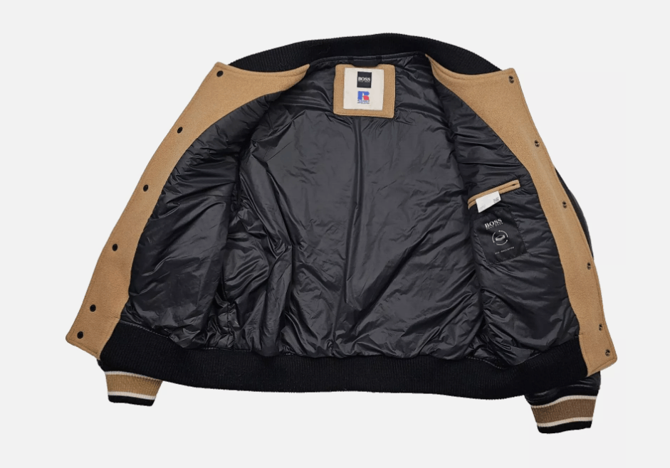 Hugo Boss × Russell Athletic HUGO BOSS X Russell Athletic wool Bomber gilet vest Jacket Size US XL / EU 56 / 4 - 3 Thumbnail