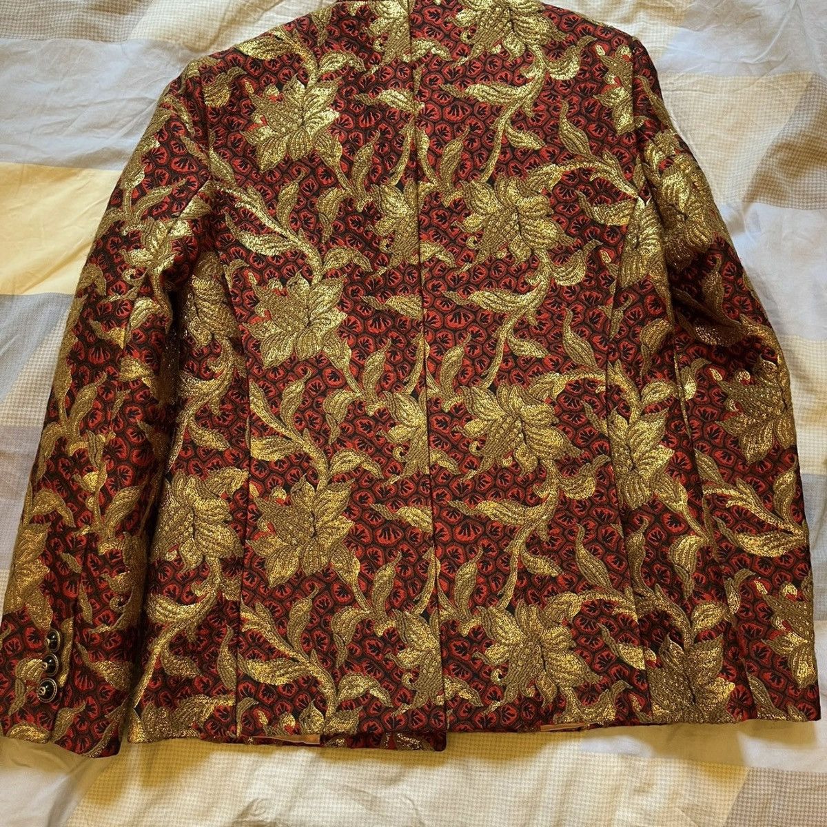 Gucci Rare GUCCI Floral Jacquard Jacket Size S / US 4 / IT 40 - 6 Thumbnail