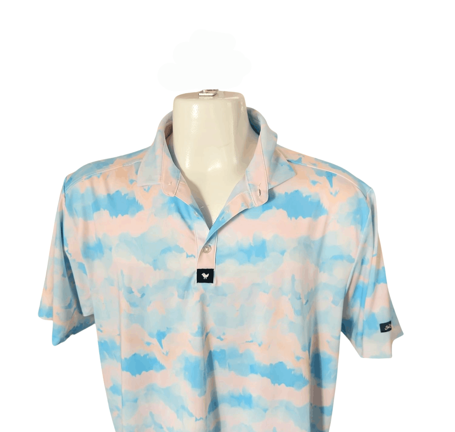 Bad Birdie Bad Birdie Cotton Caddy Golf Polo XL watercolor multicolored Size US XL / EU 56 / 4 - 2 Thumbnail