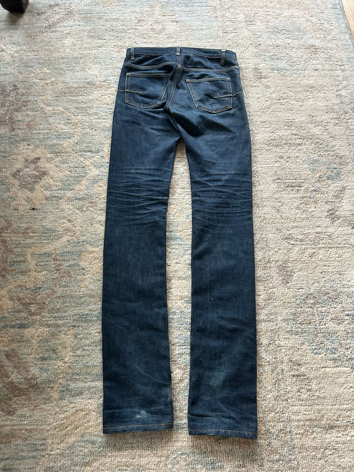 Dior dior homme ss04 indigo dyed raw denim Size US 26 / EU 42 - 2 Thumbnail